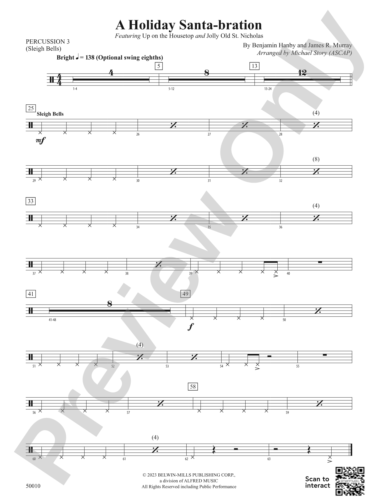 A Holiday Santa-bration: 3rd Percussion