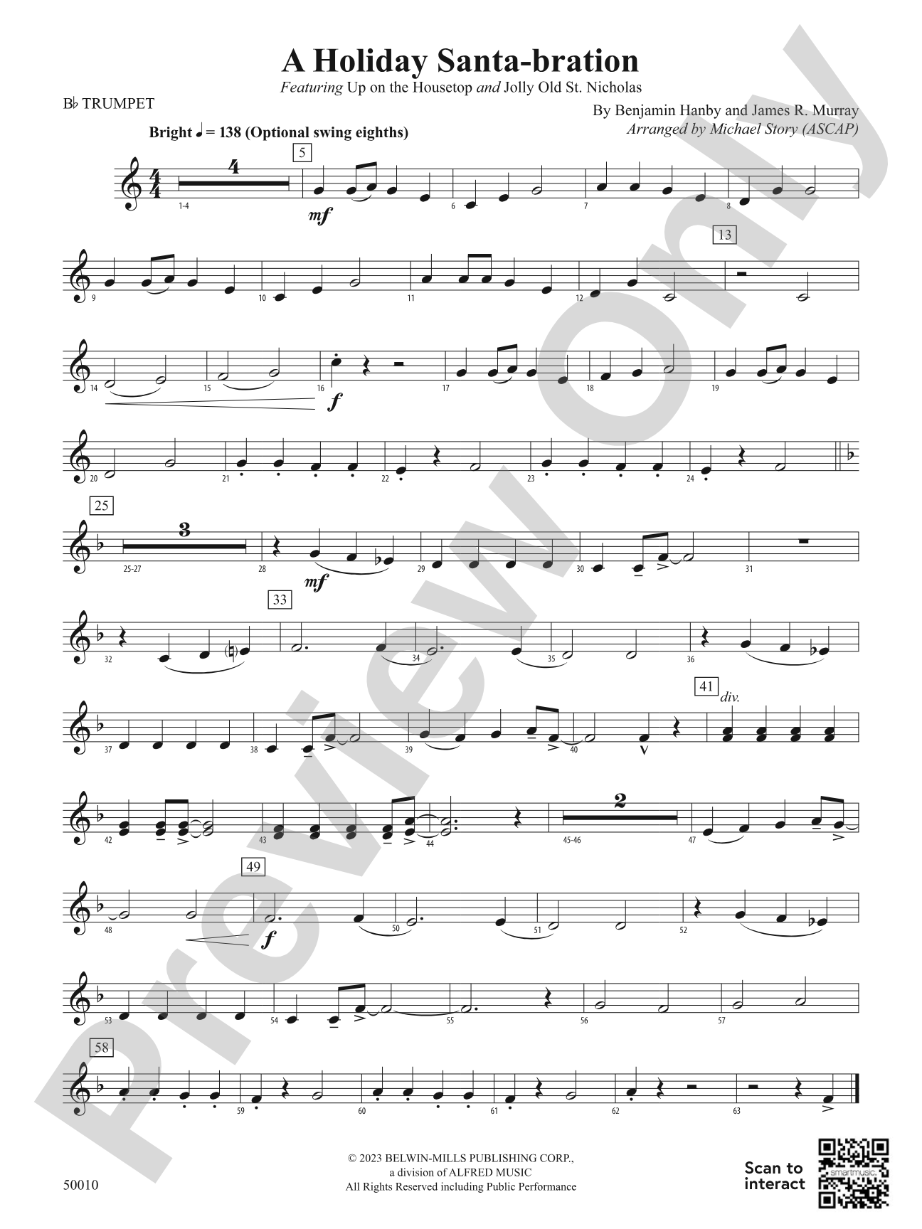 A Holiday Santa-bration: 1st B-flat Trumpet