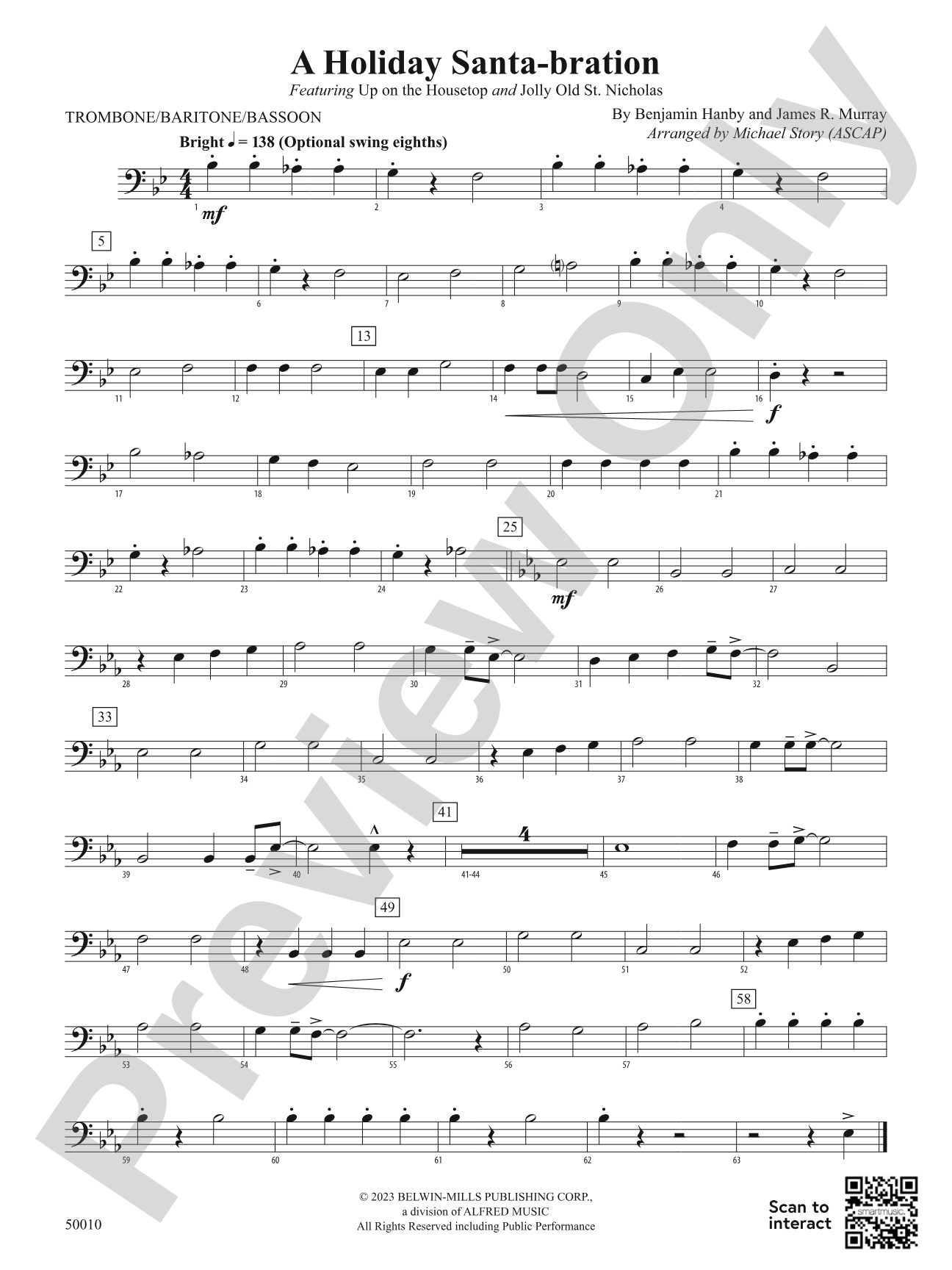 A Holiday Santa-bration: 1st Trombone
