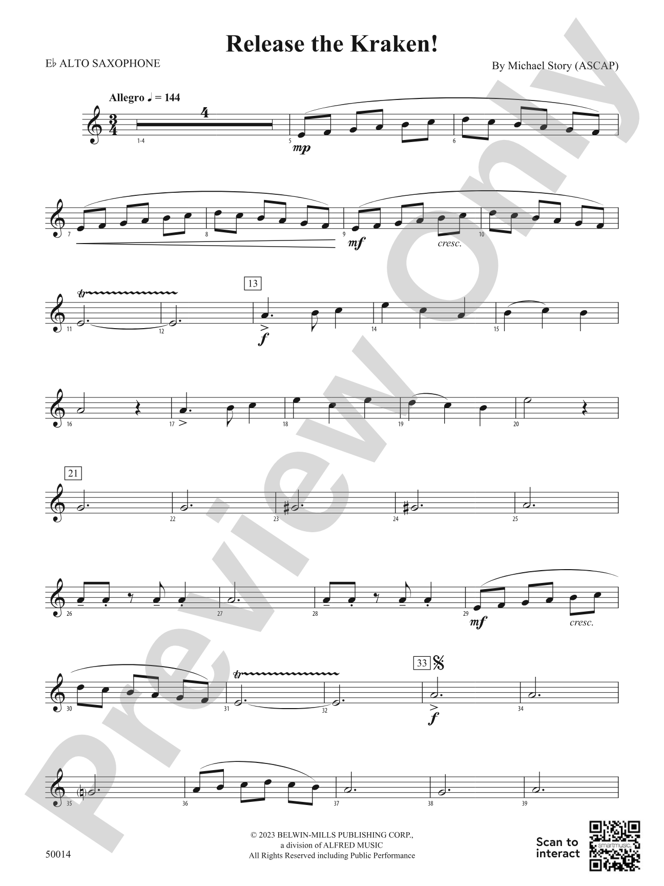 Release the Kraken!: E-flat Alto Saxophone