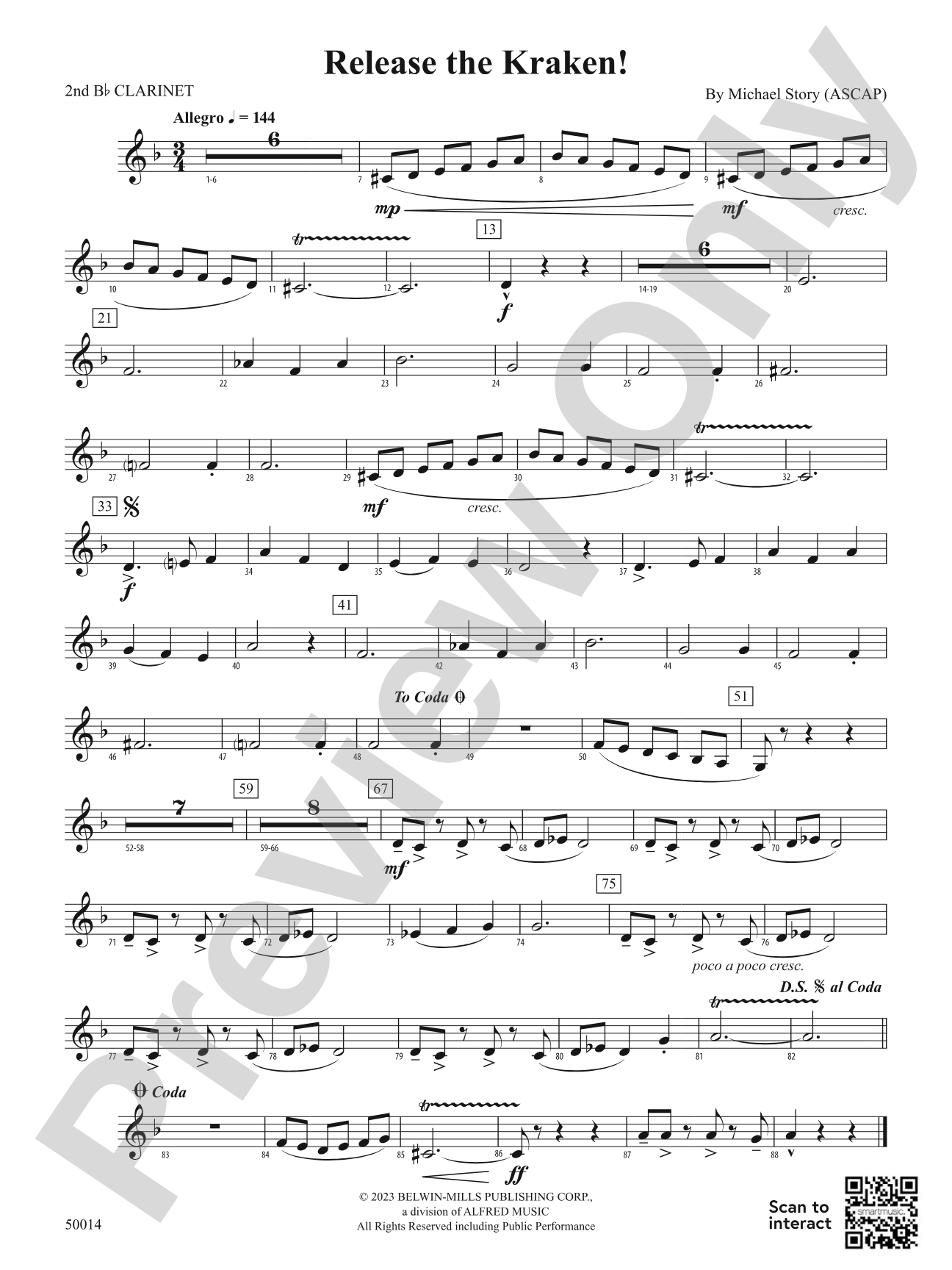 Release the Kraken!: 2nd B-flat Clarinet