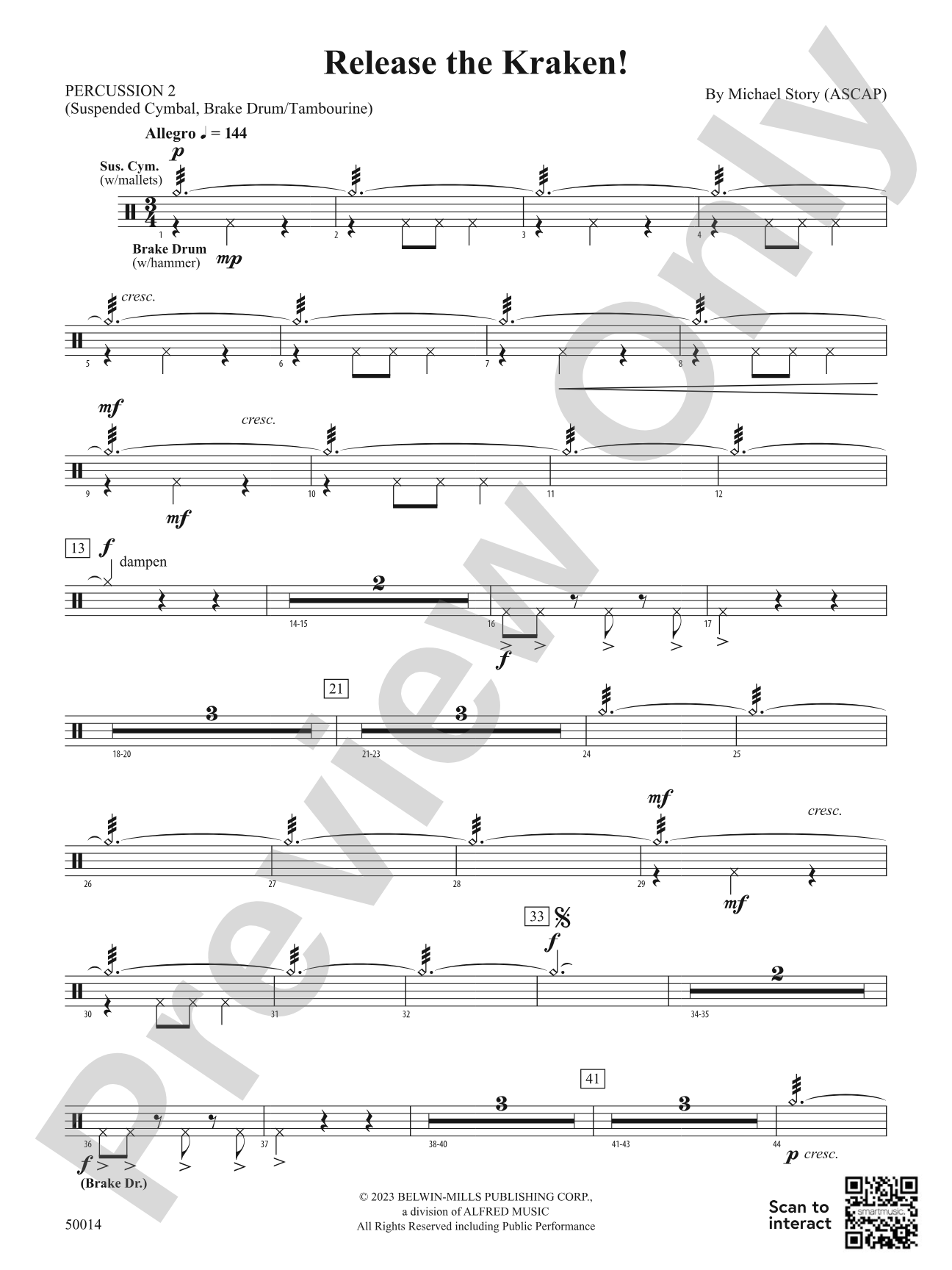 Release the Kraken!: 2nd Percussion