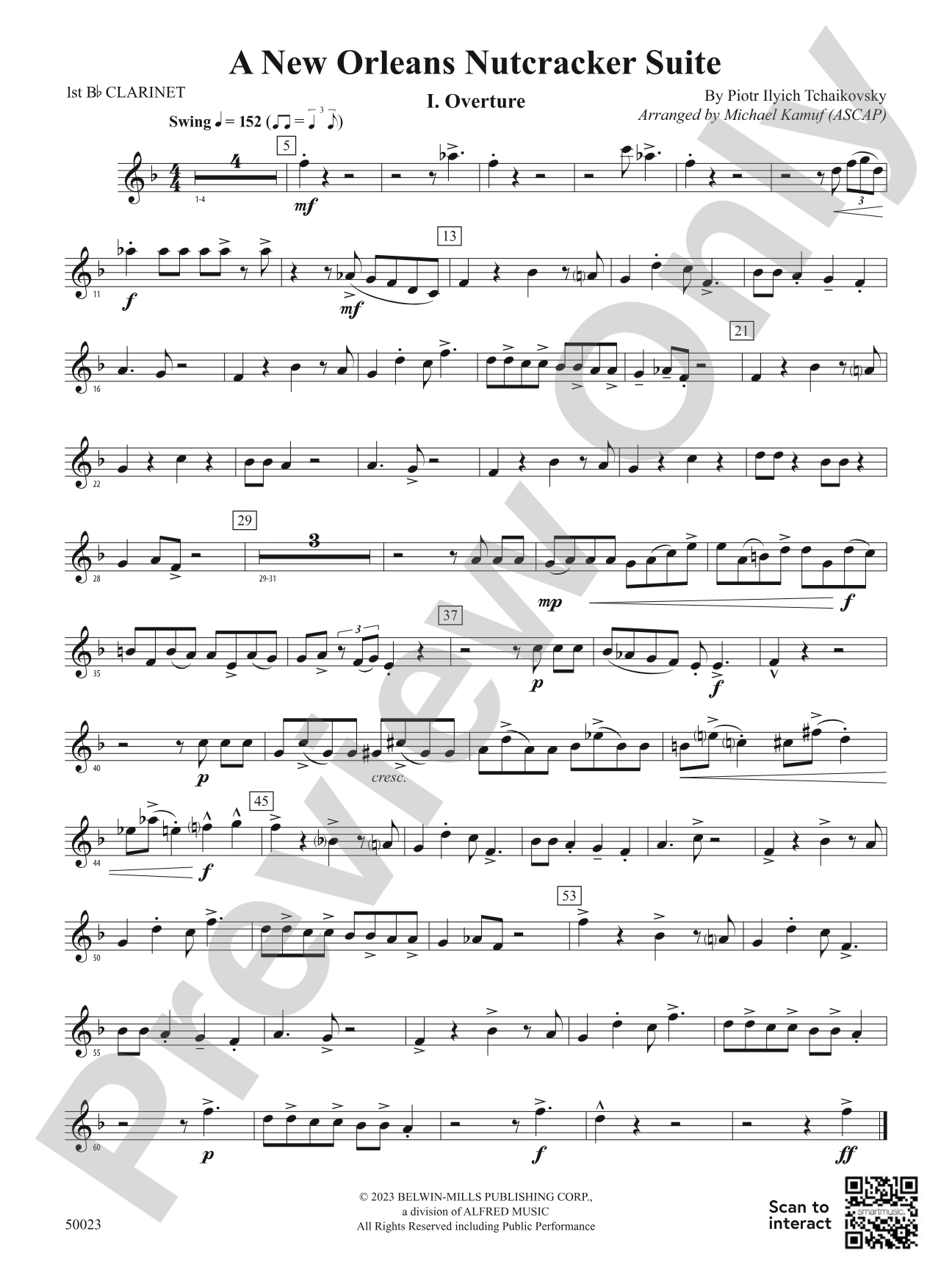 A New Orleans Nutcracker Suite: 1st B-flat Clarinet