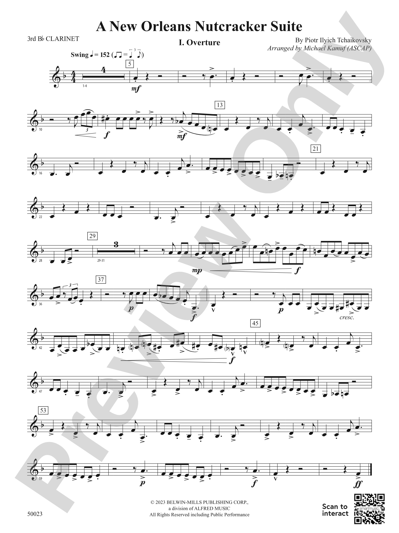 A New Orleans Nutcracker Suite: 3rd B-flat Clarinet