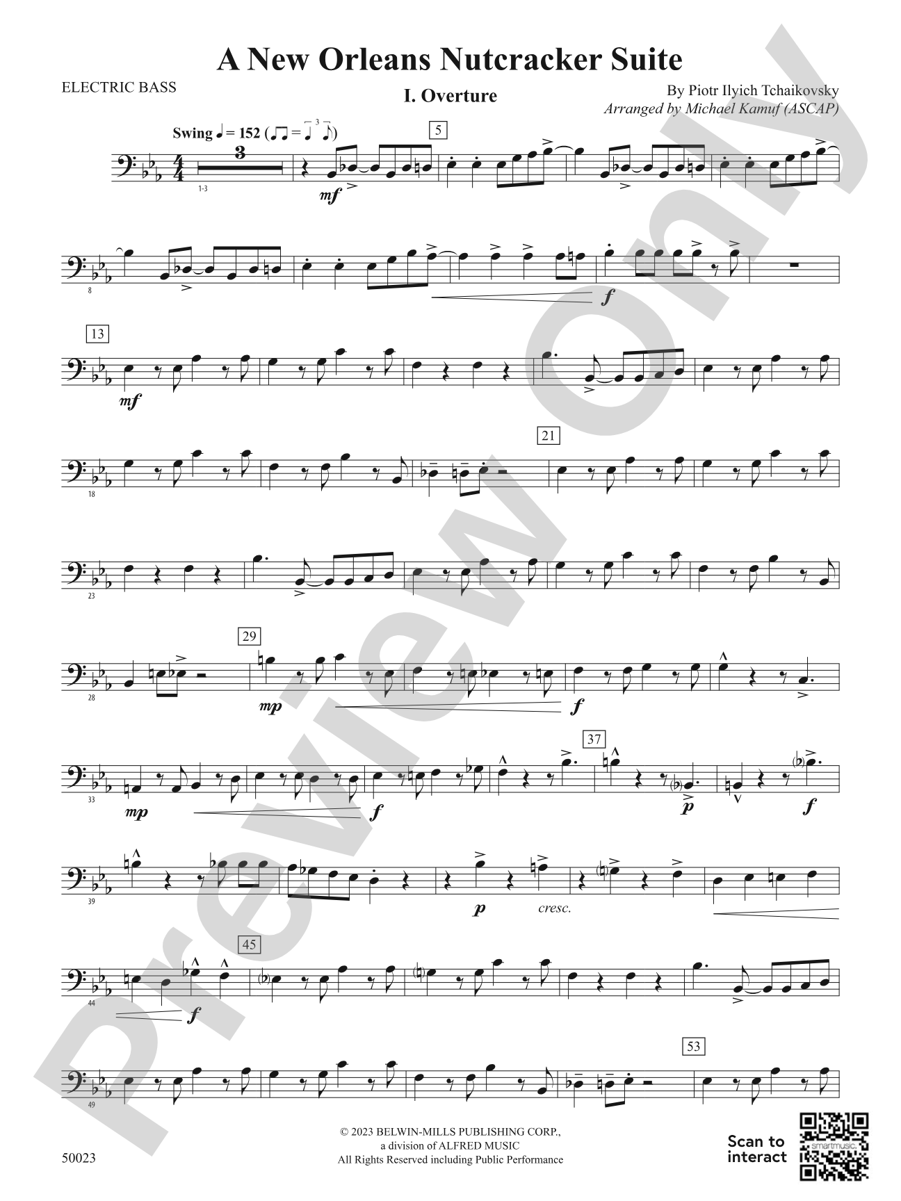 A New Orleans Nutcracker Suite: Electric Bass