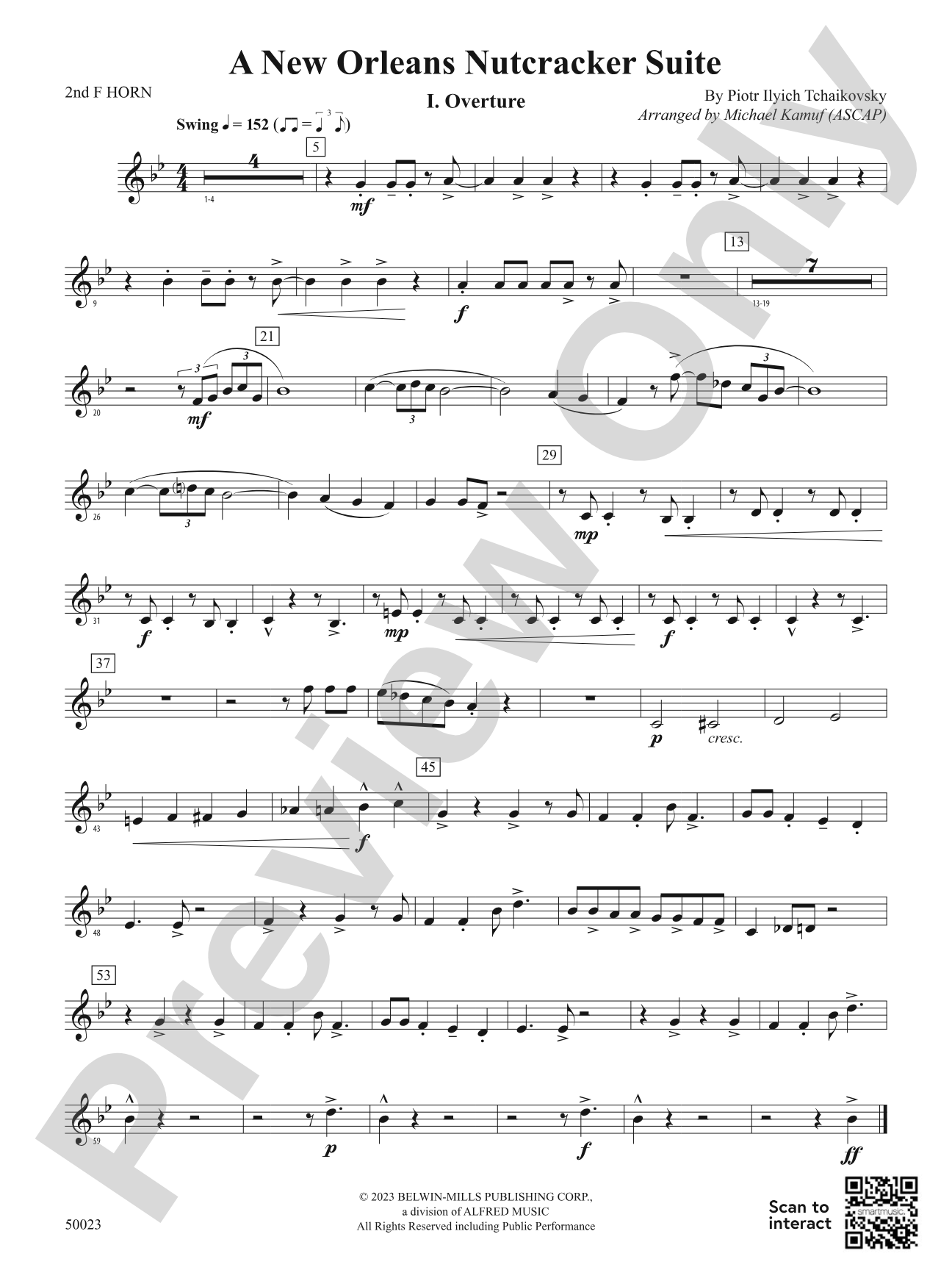 A New Orleans Nutcracker Suite: 2nd F Horn