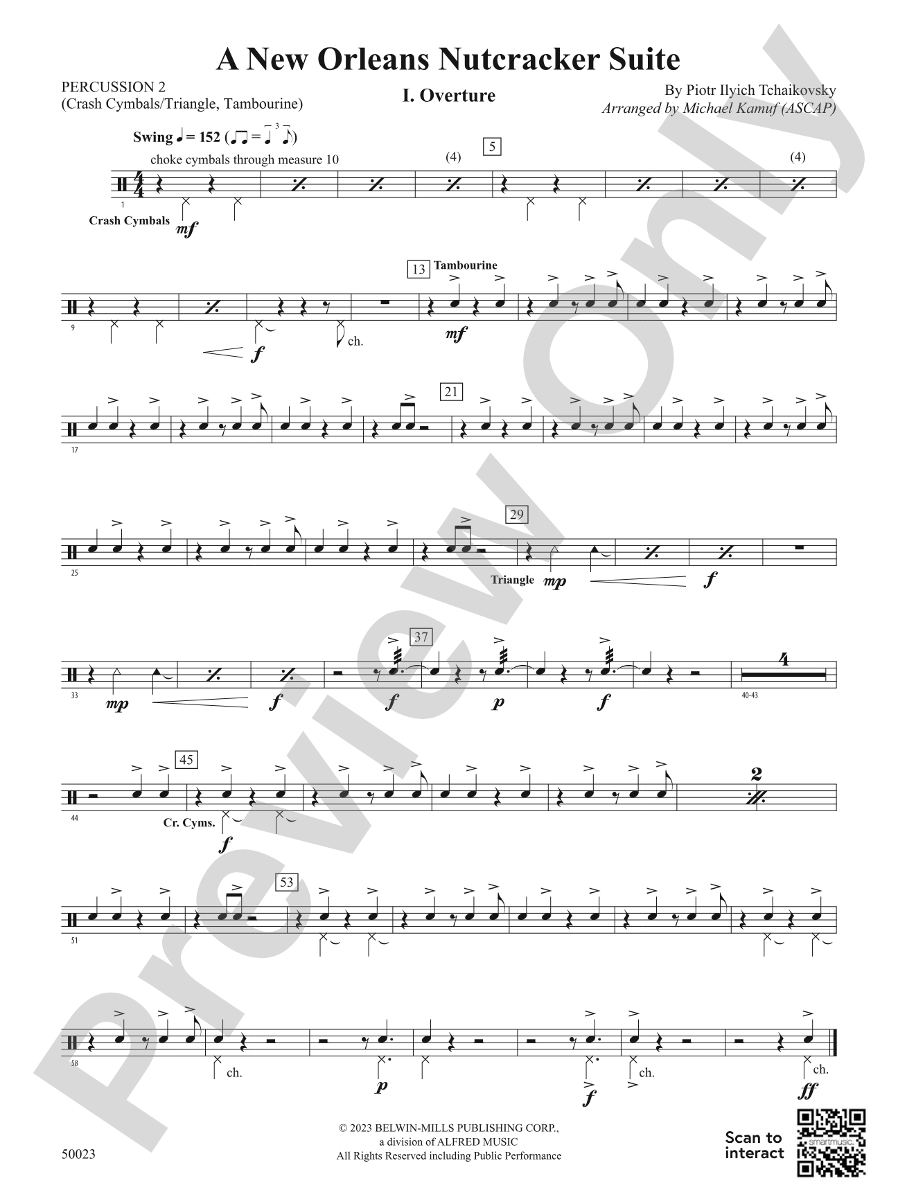 A New Orleans Nutcracker Suite: 2nd Percussion