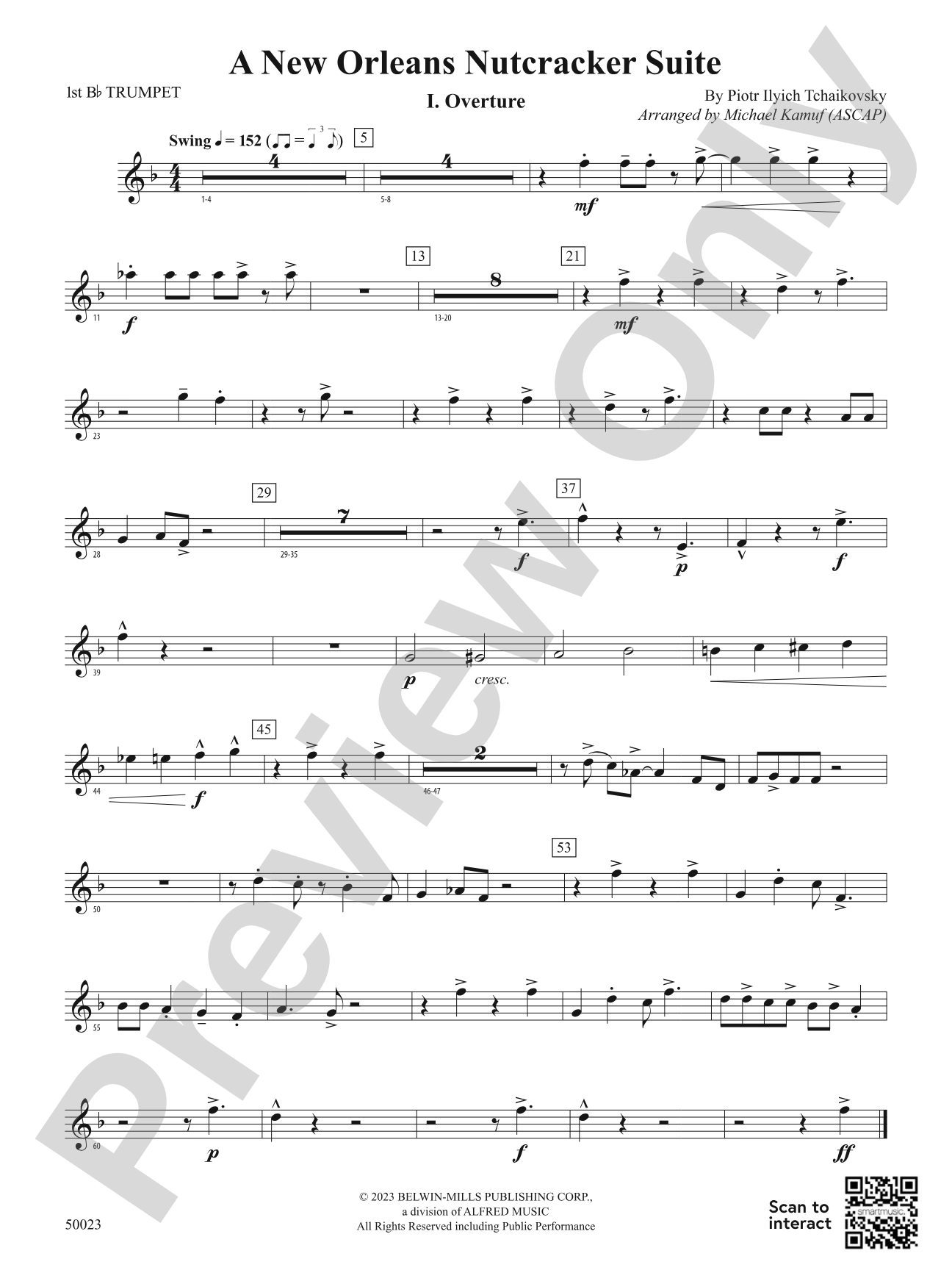 A New Orleans Nutcracker Suite: 1st B-flat Trumpet