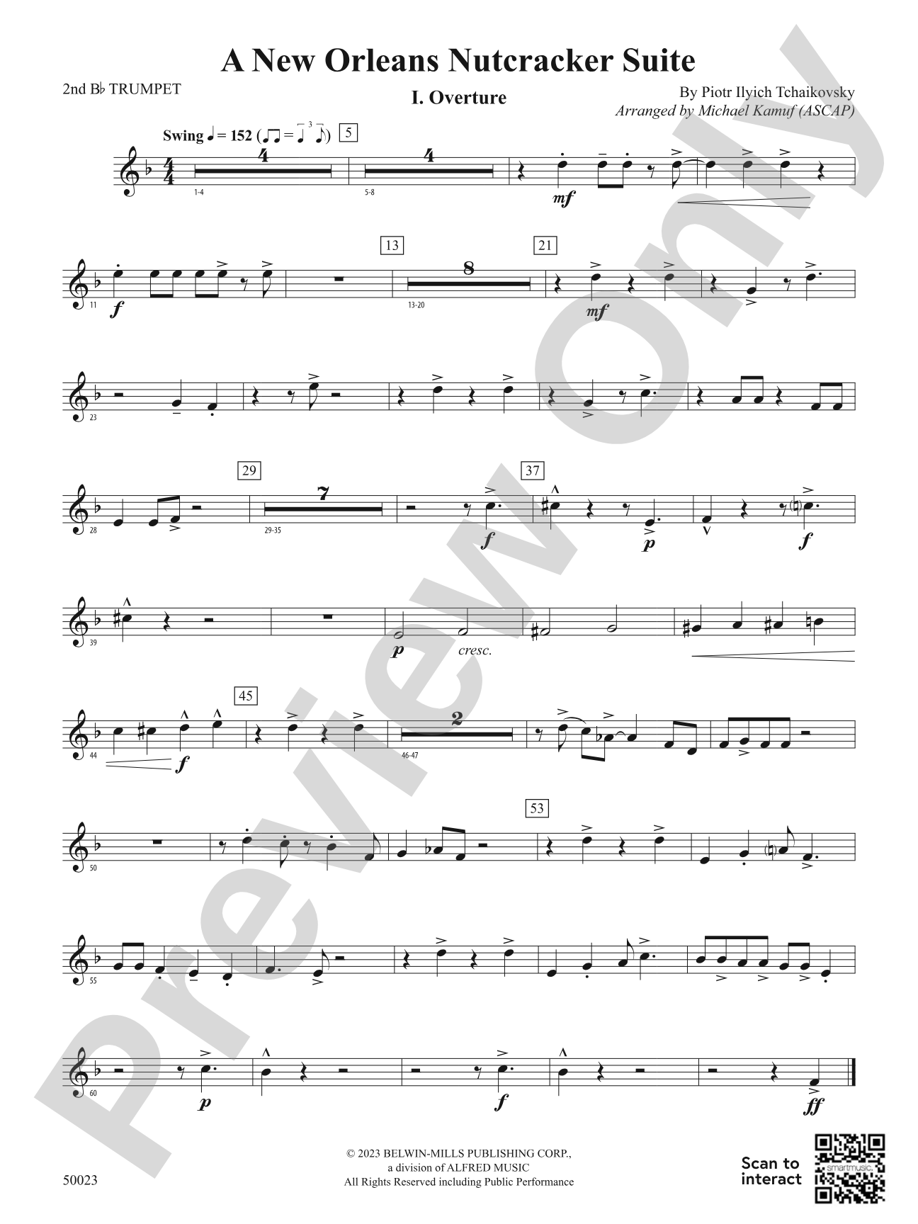 A New Orleans Nutcracker Suite: 2nd B-flat Trumpet