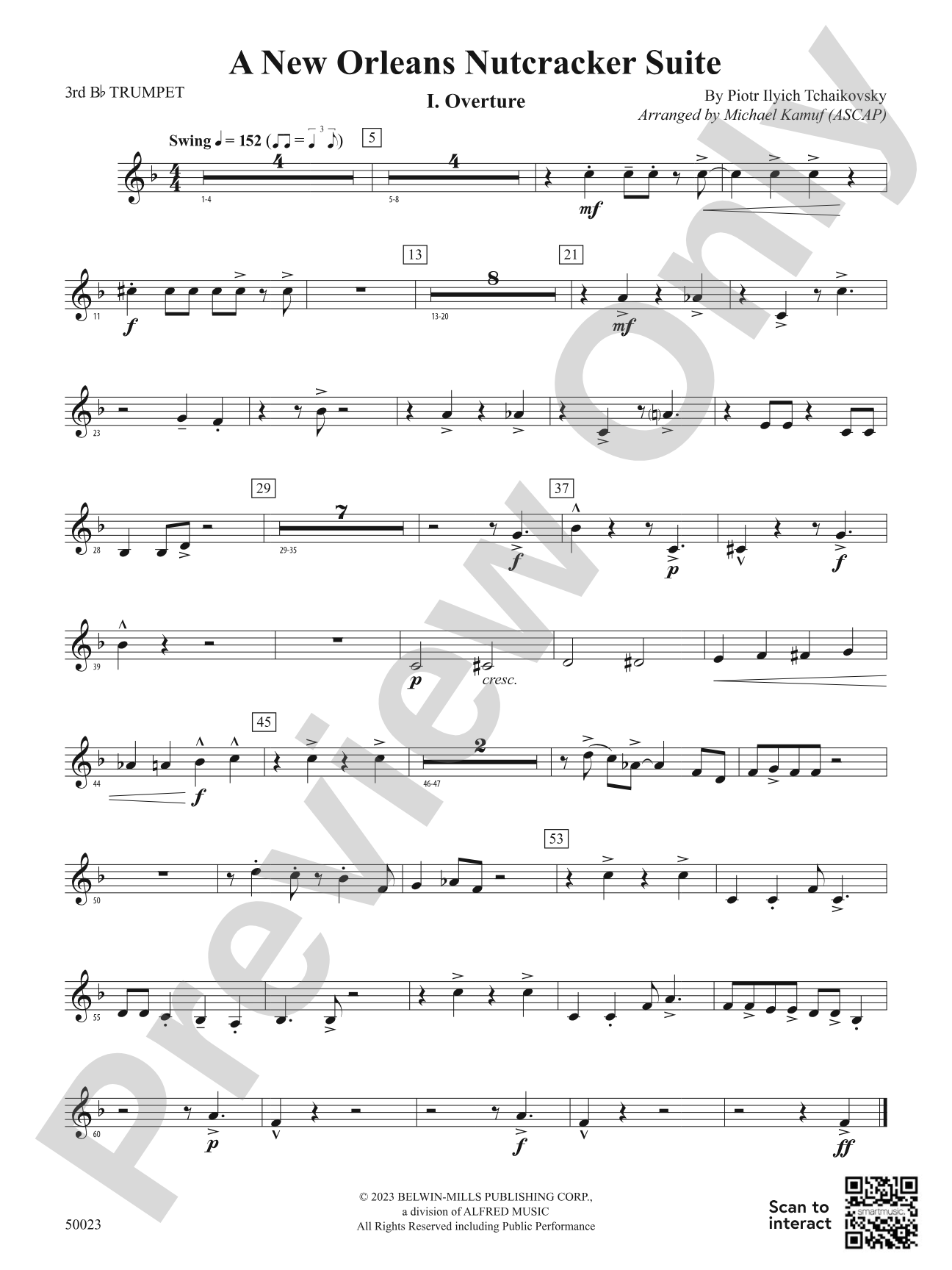 A New Orleans Nutcracker Suite: 3rd B-flat Trumpet