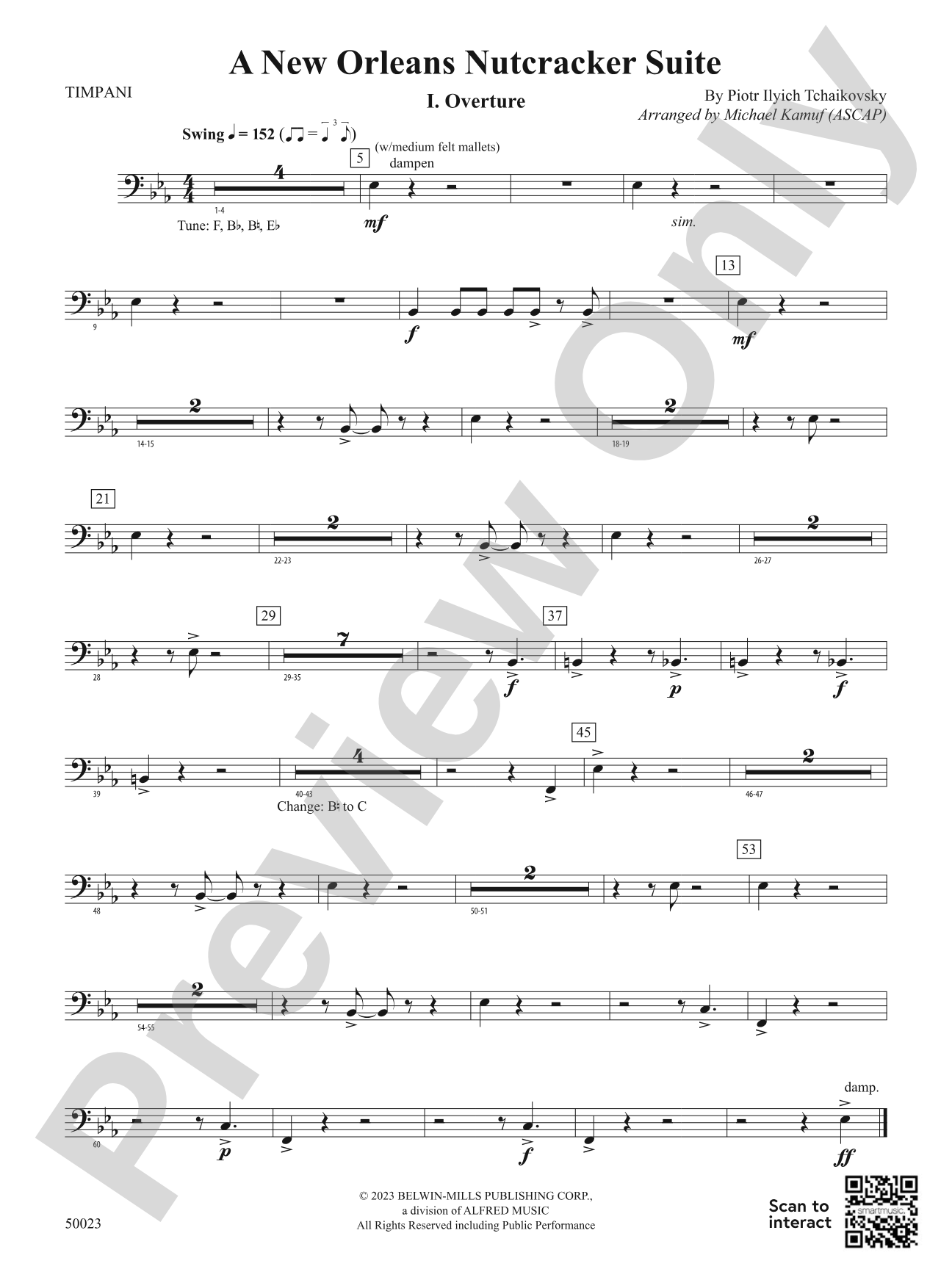 A New Orleans Nutcracker Suite: Timpani