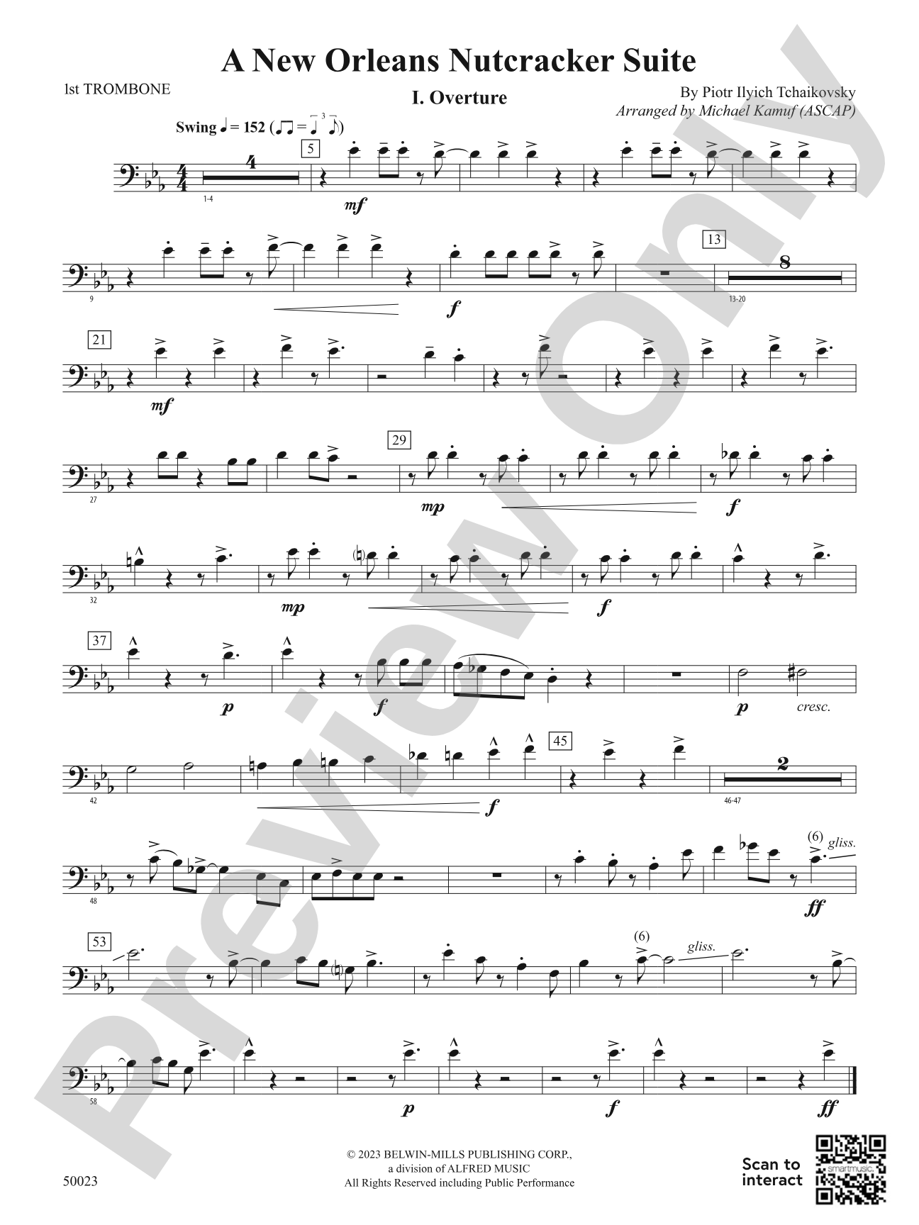 A New Orleans Nutcracker Suite: 1st Trombone
