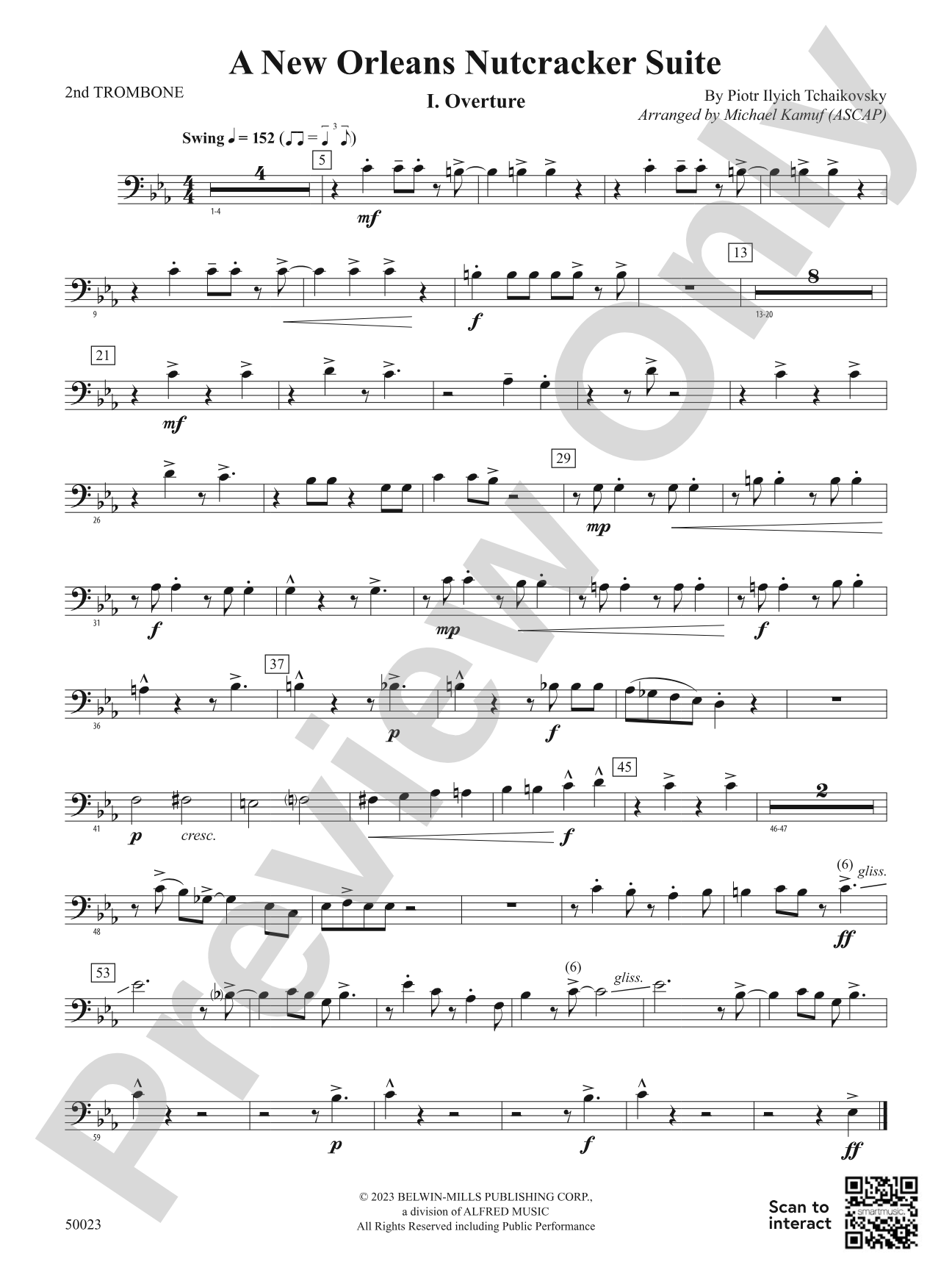 A New Orleans Nutcracker Suite: 2nd Trombone
