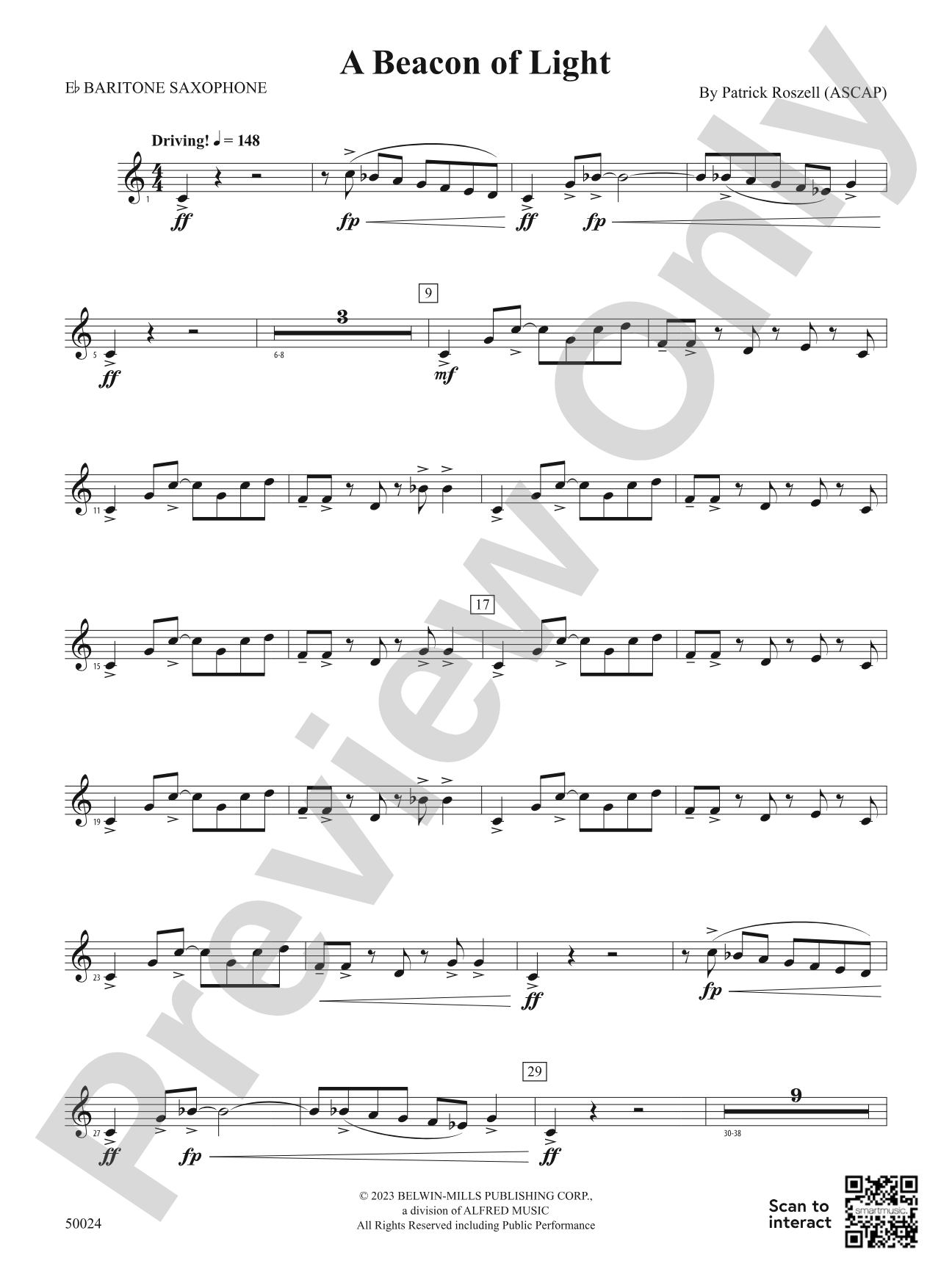 A Beacon of Light: E-flat Baritone Saxophone
