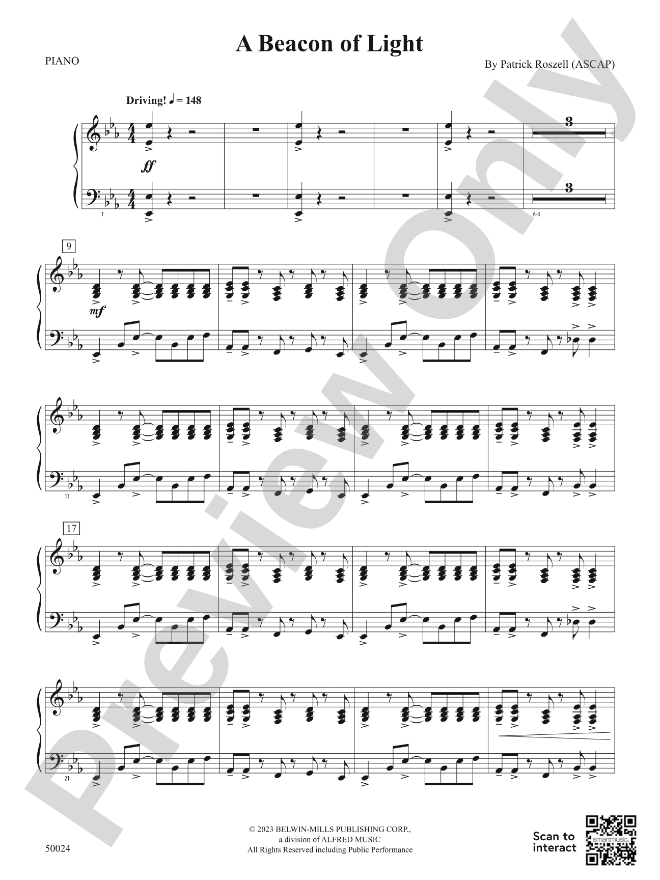 A Beacon of Light: Piano Accompaniment