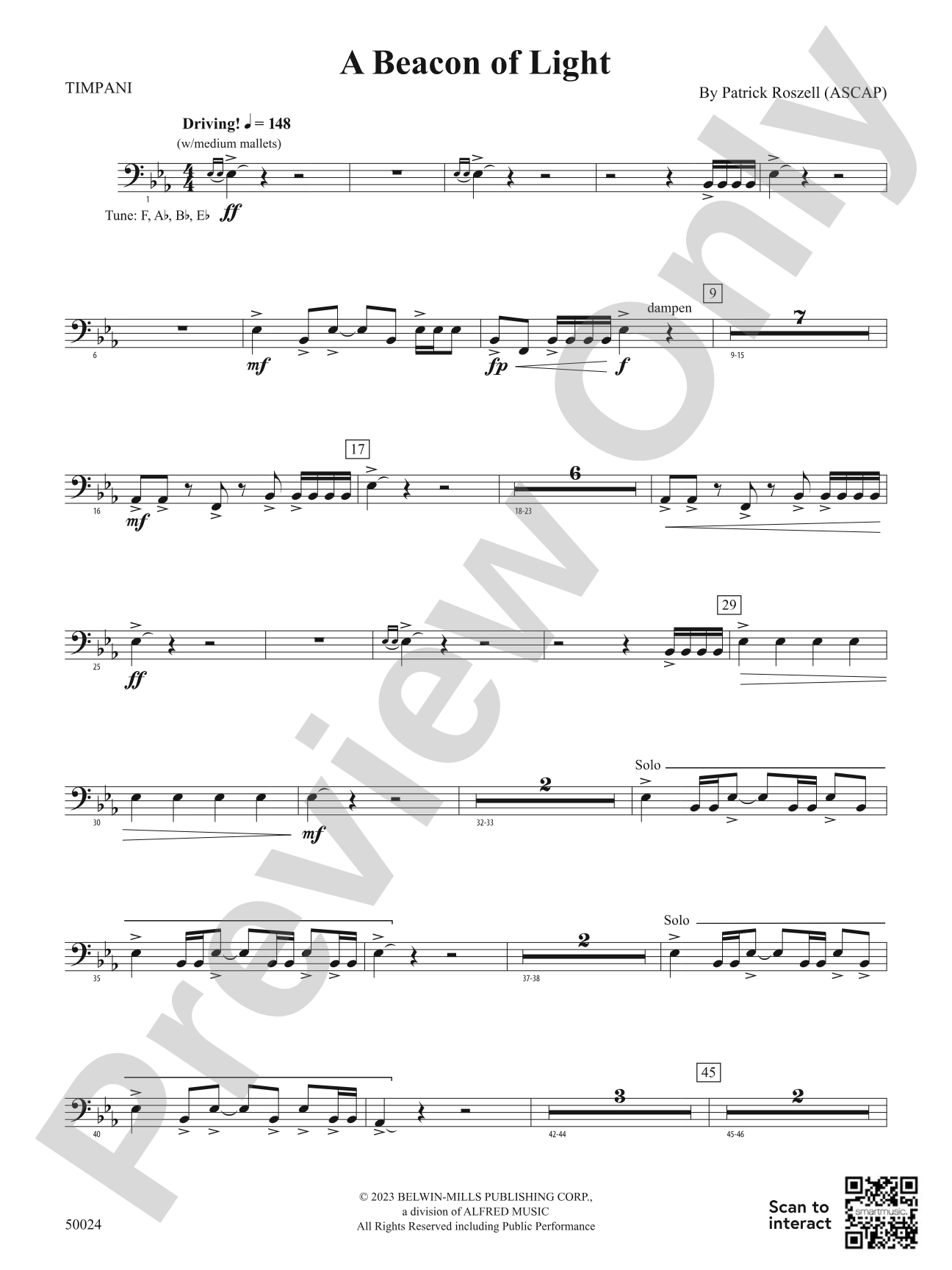 A Beacon of Light: Timpani