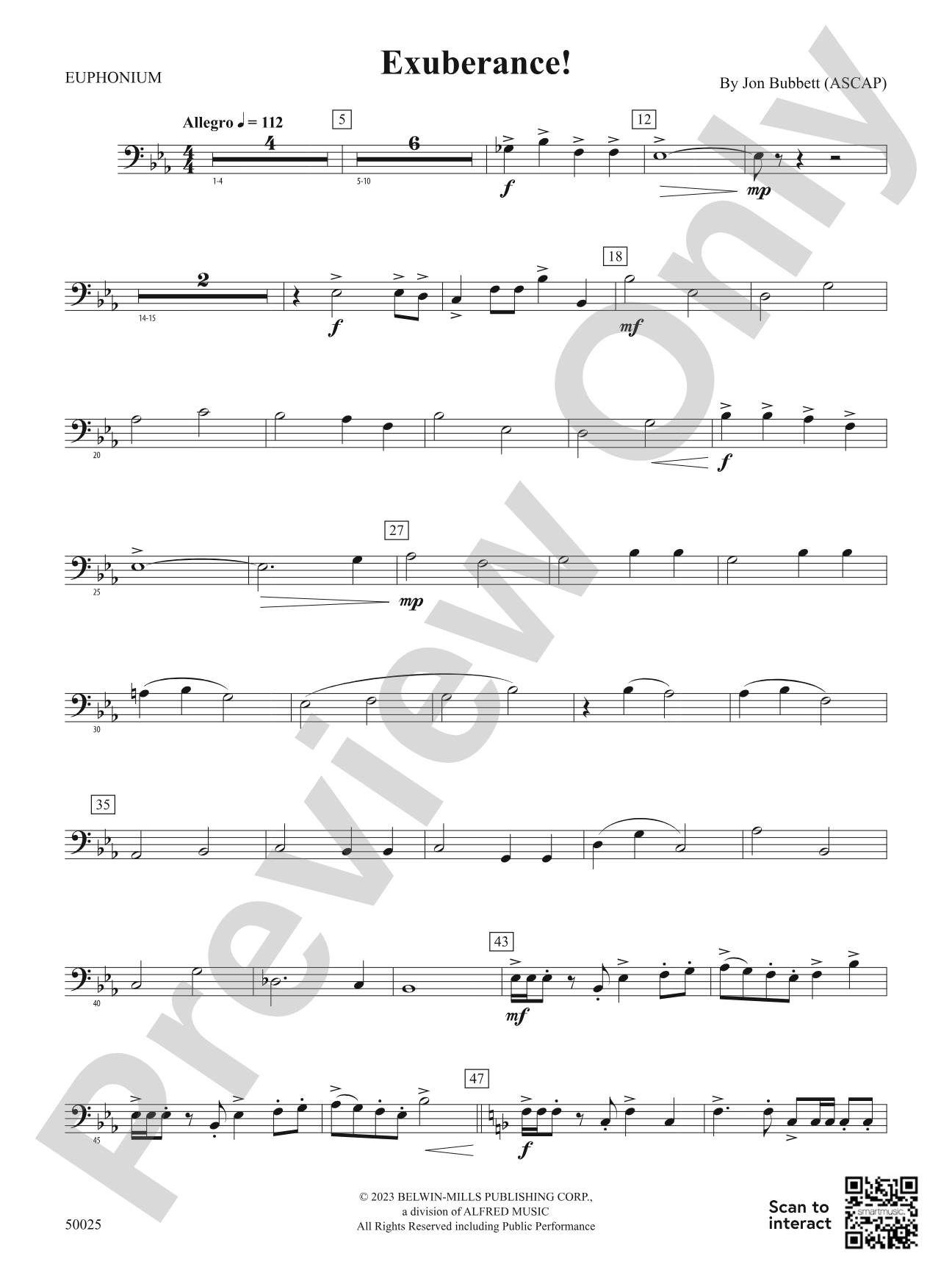 Exuberance!: Baritone B.C.