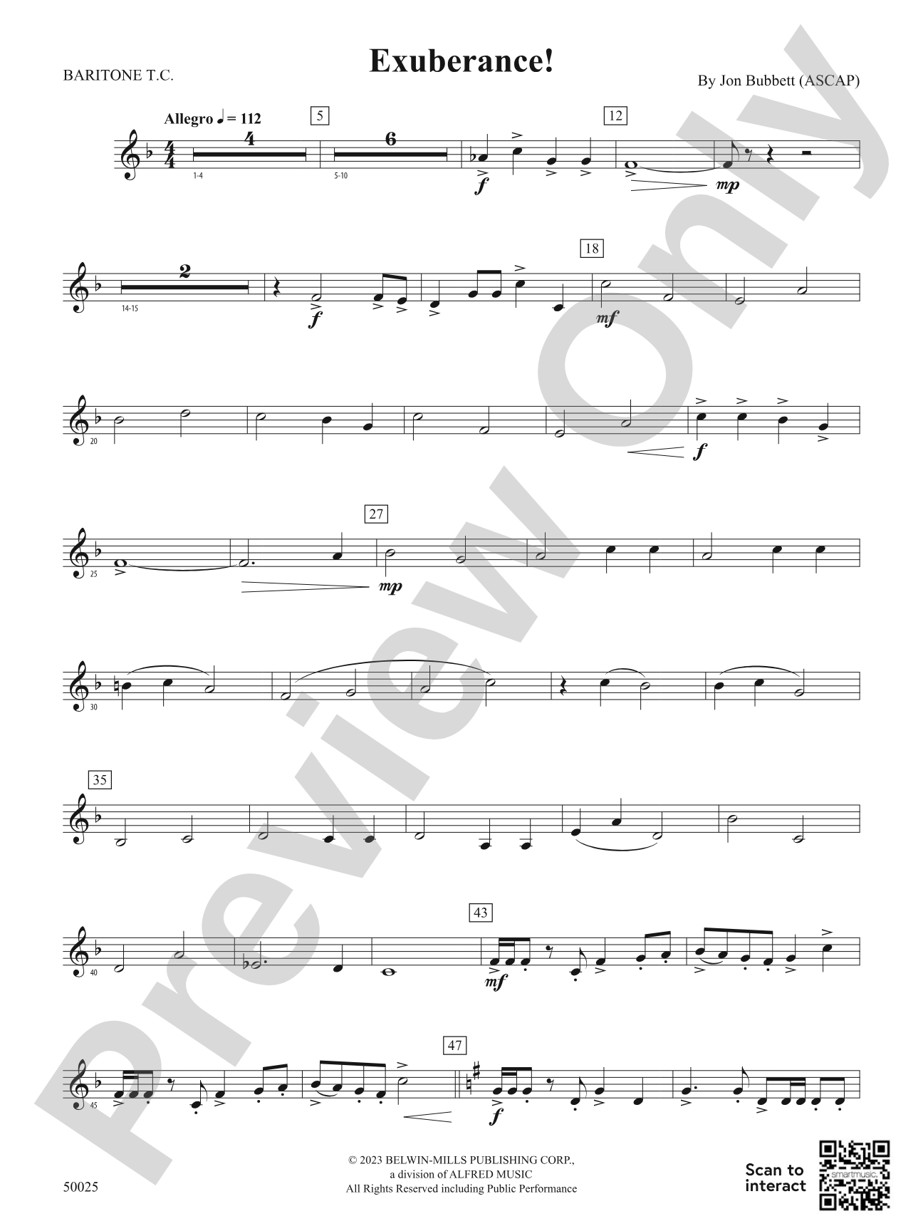 Exuberance!: Baritone T.C.