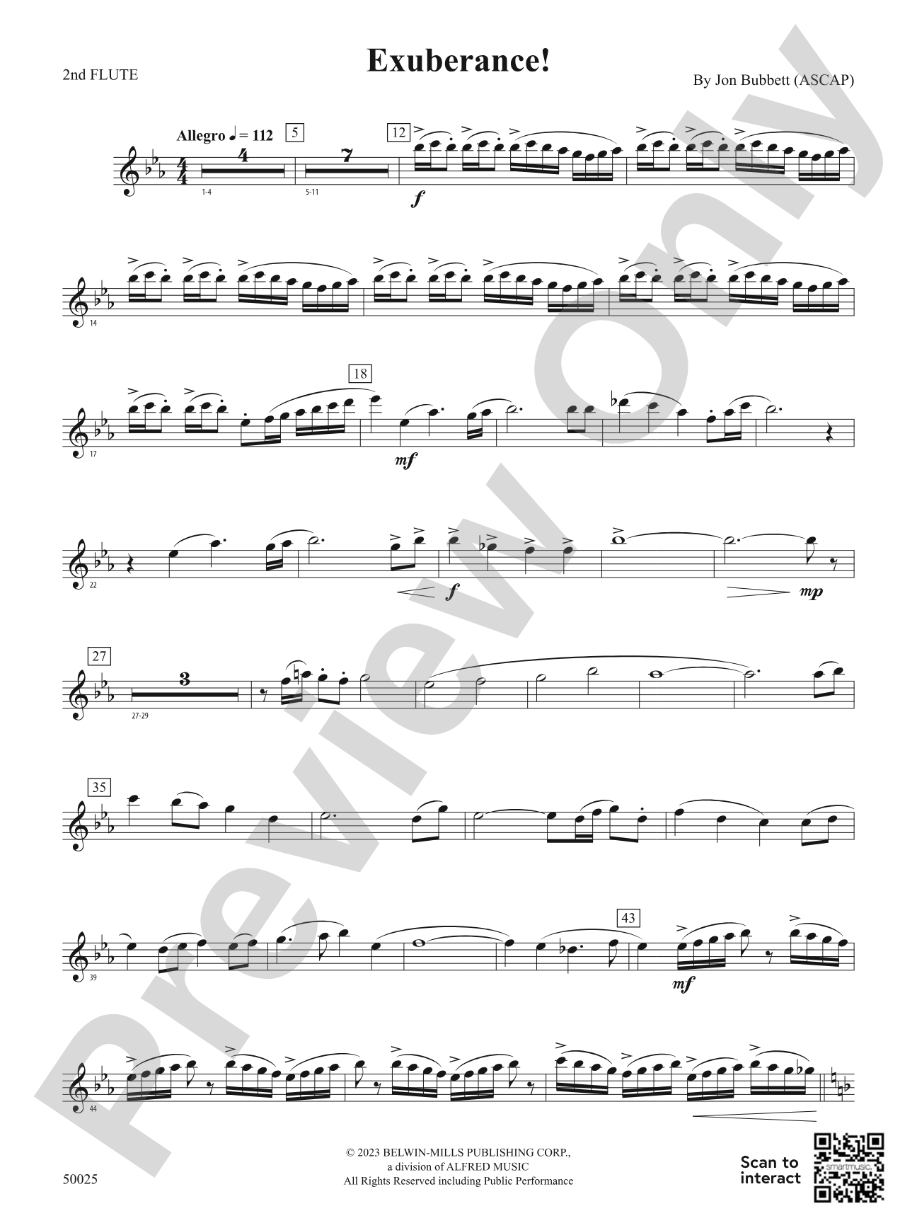 Exuberance!: 2nd Flute
