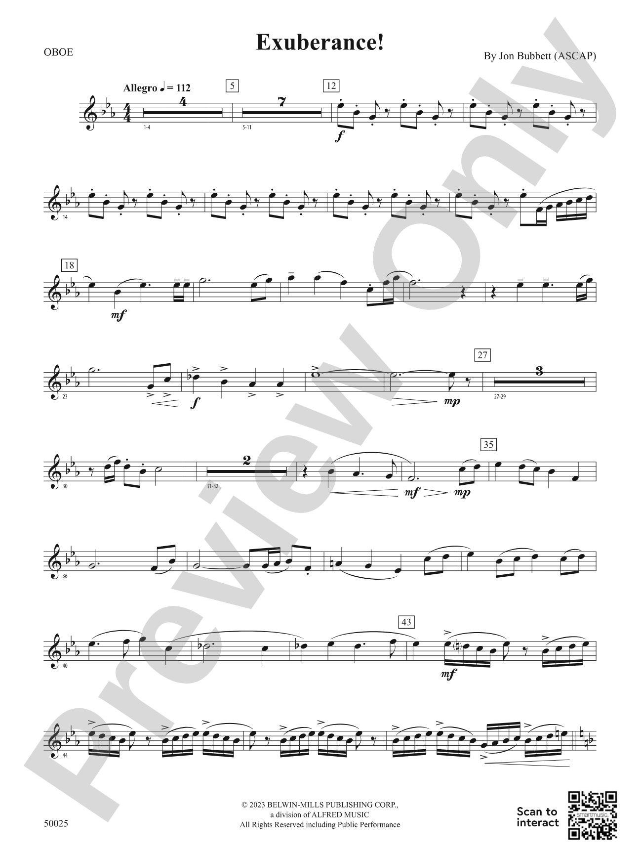 Exuberance!: Oboe