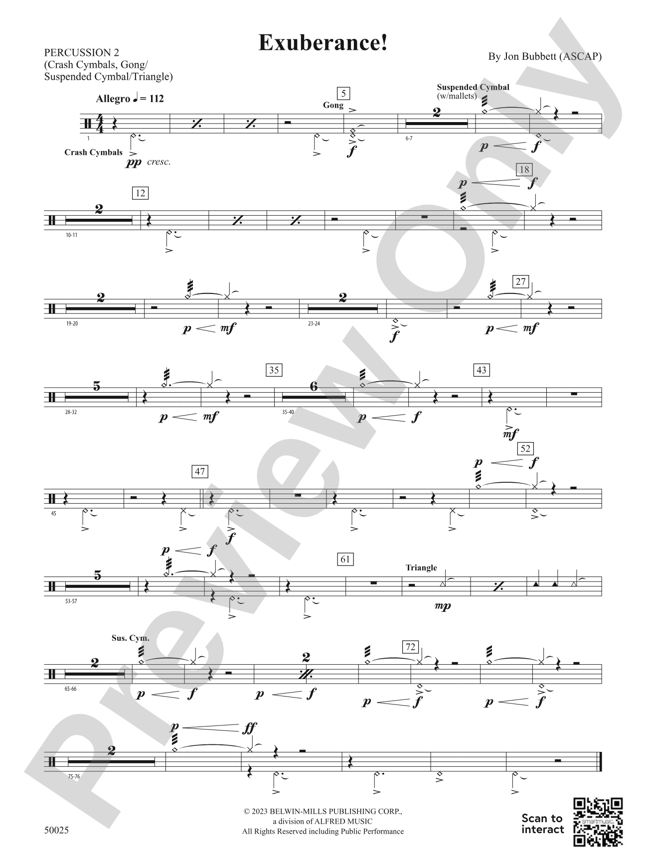 Exuberance!: 2nd Percussion