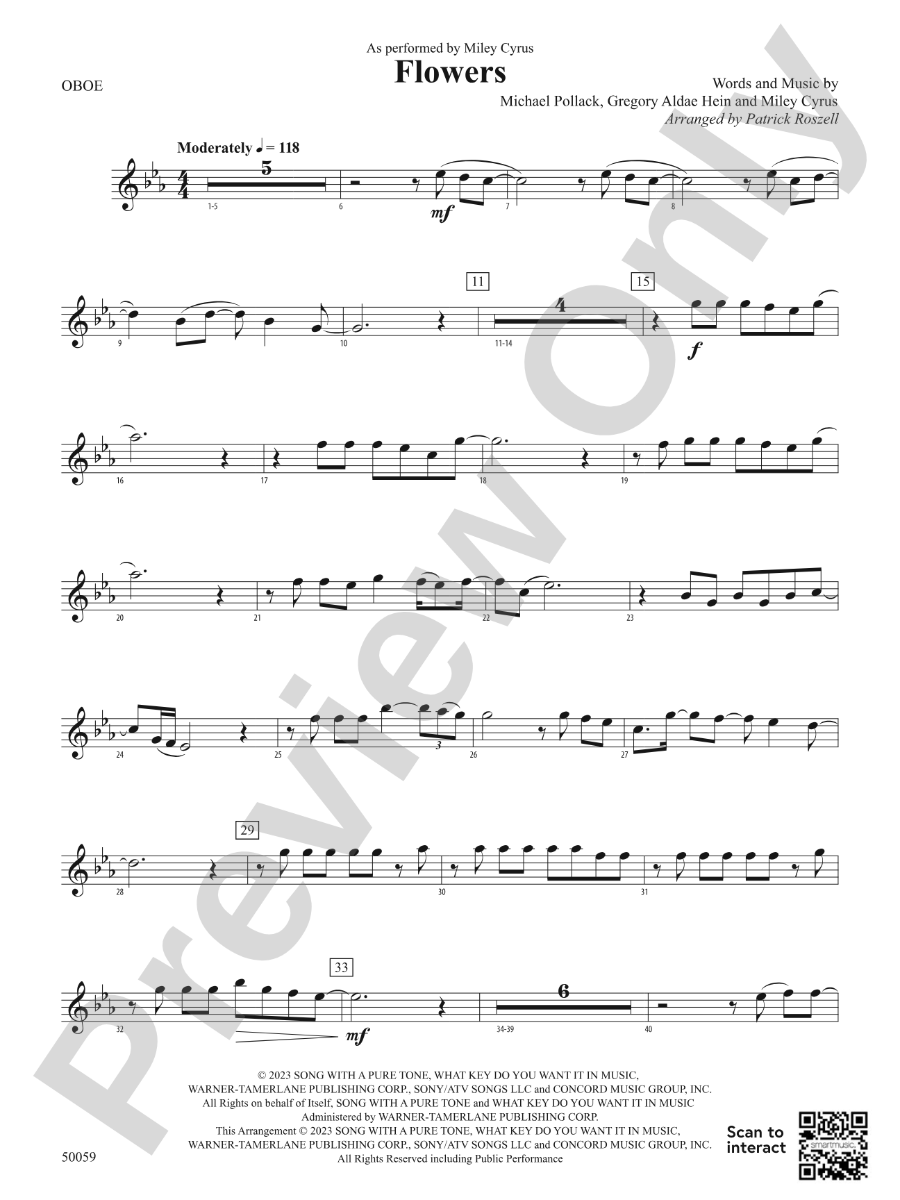 Flowers: Oboe