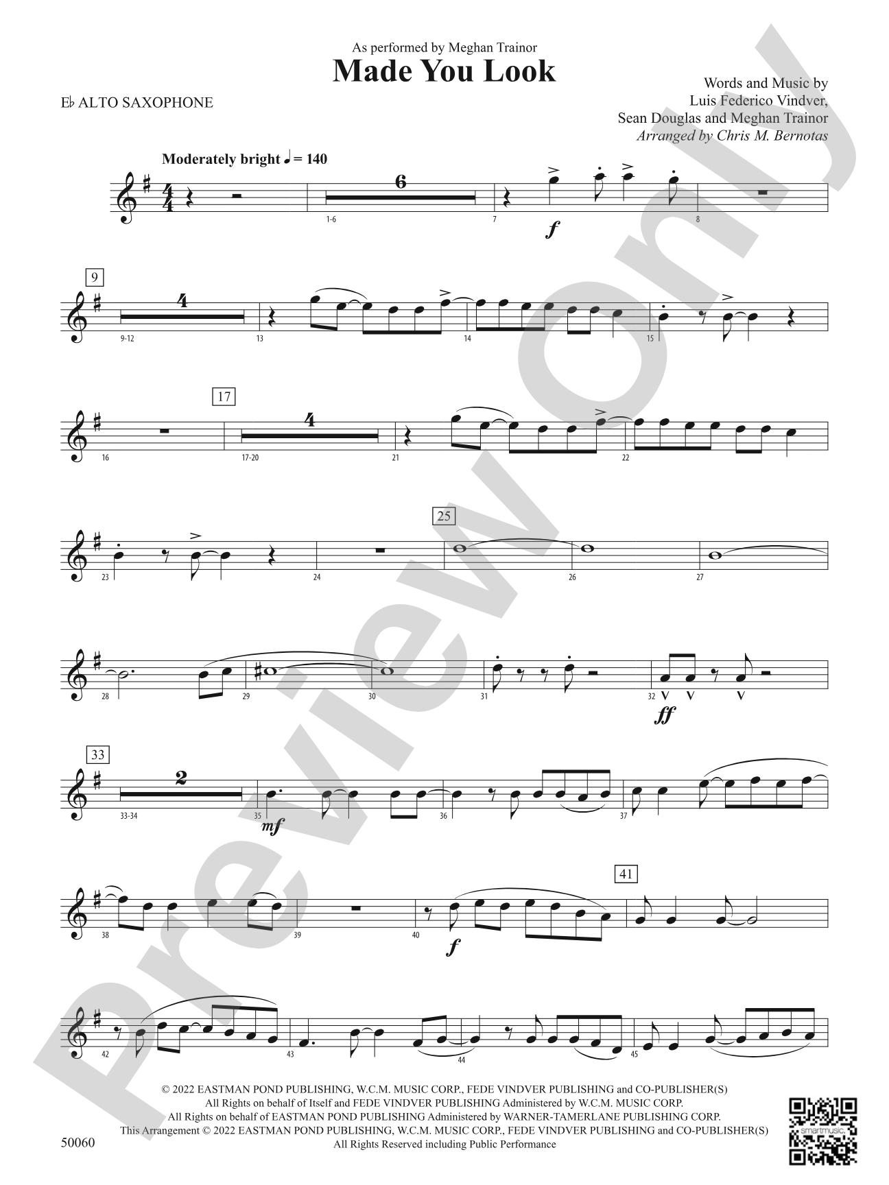 Made You Look: E-flat Alto Saxophone