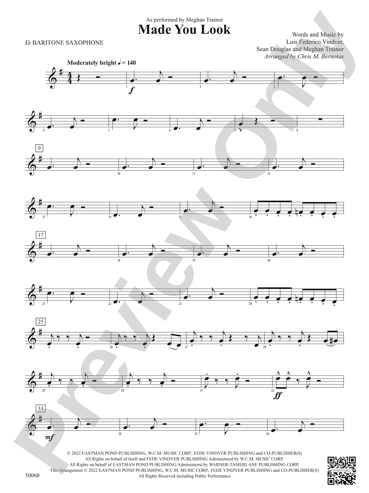 Made You Look: E-flat Baritone Saxophone