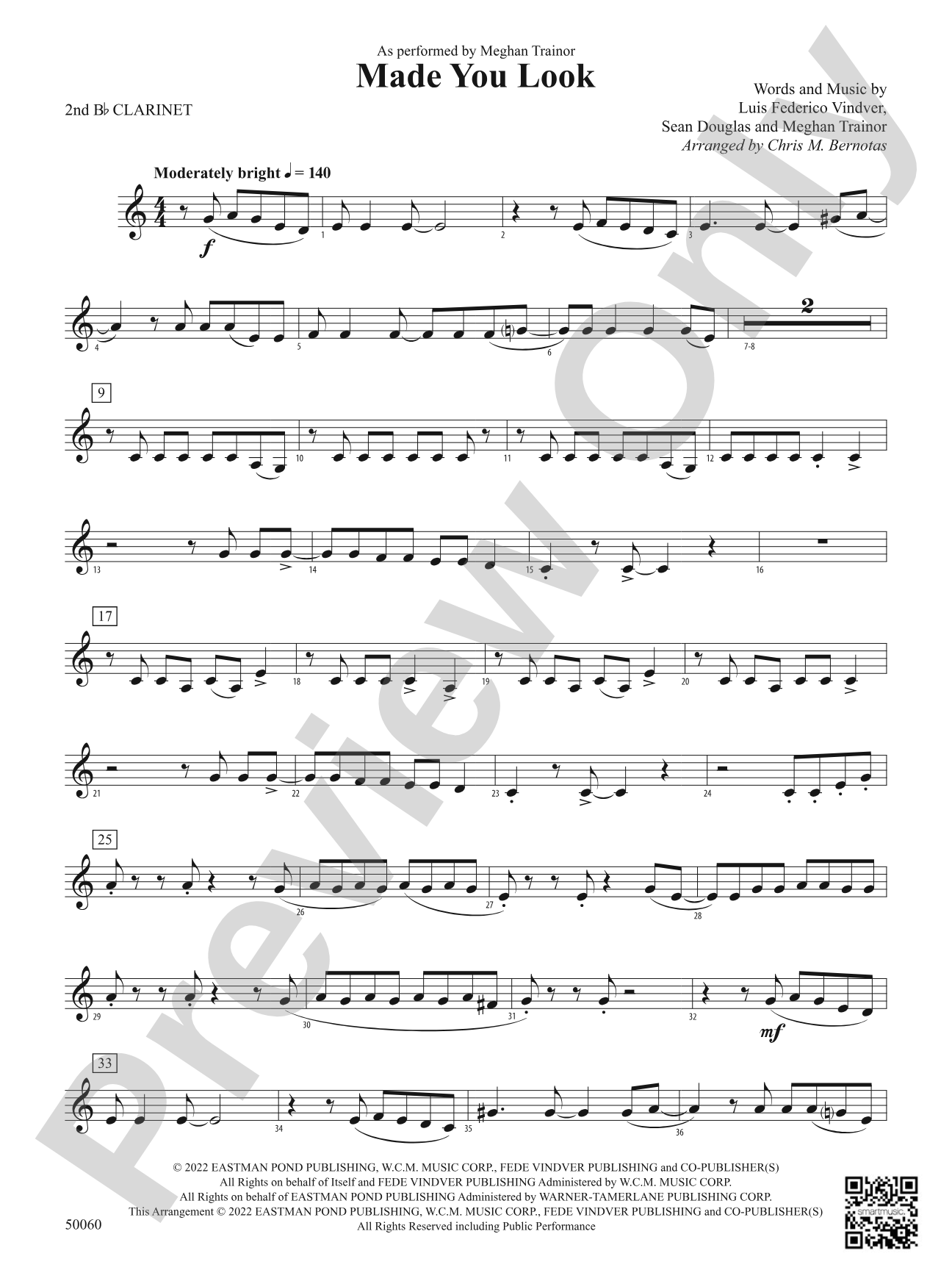 Made You Look: 2nd B-flat Clarinet