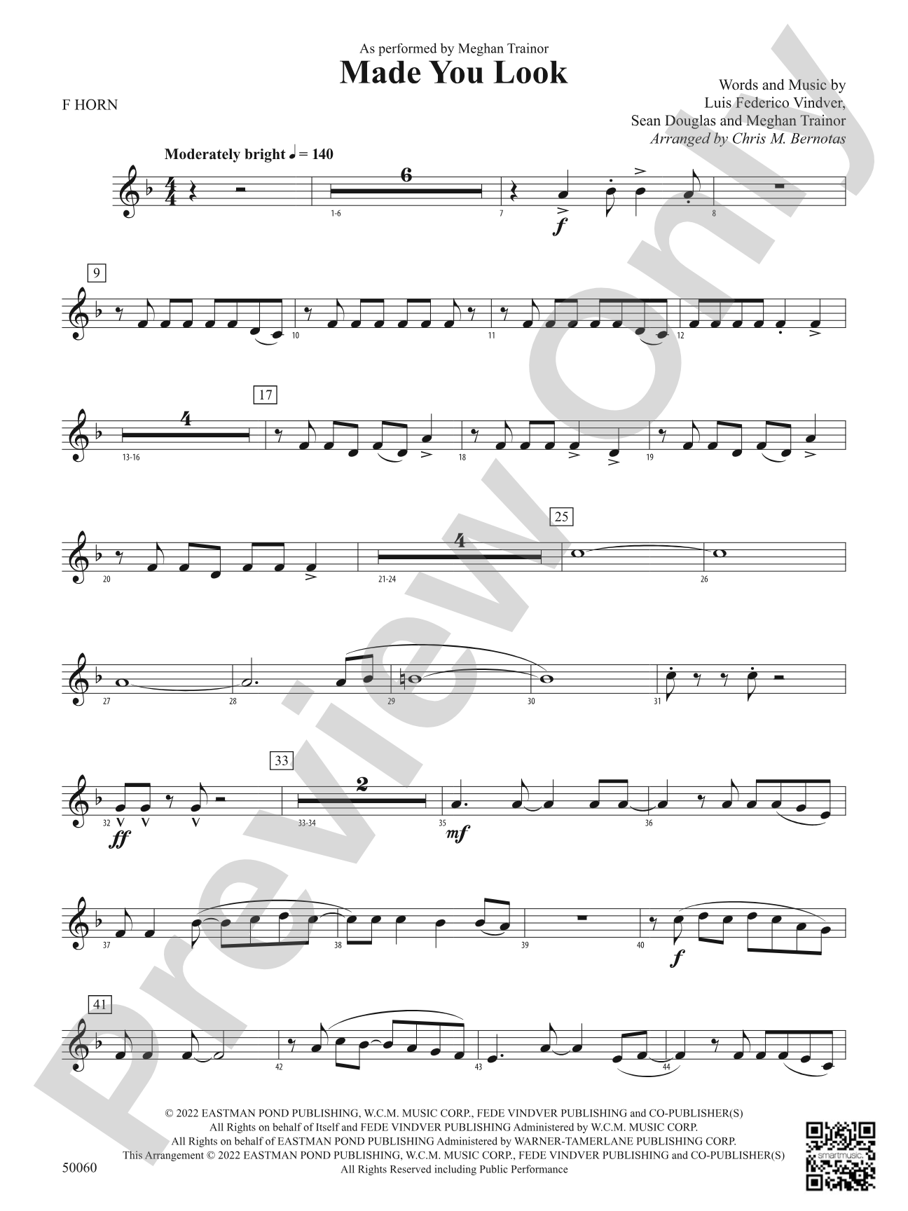 Made You Look: 1st F Horn