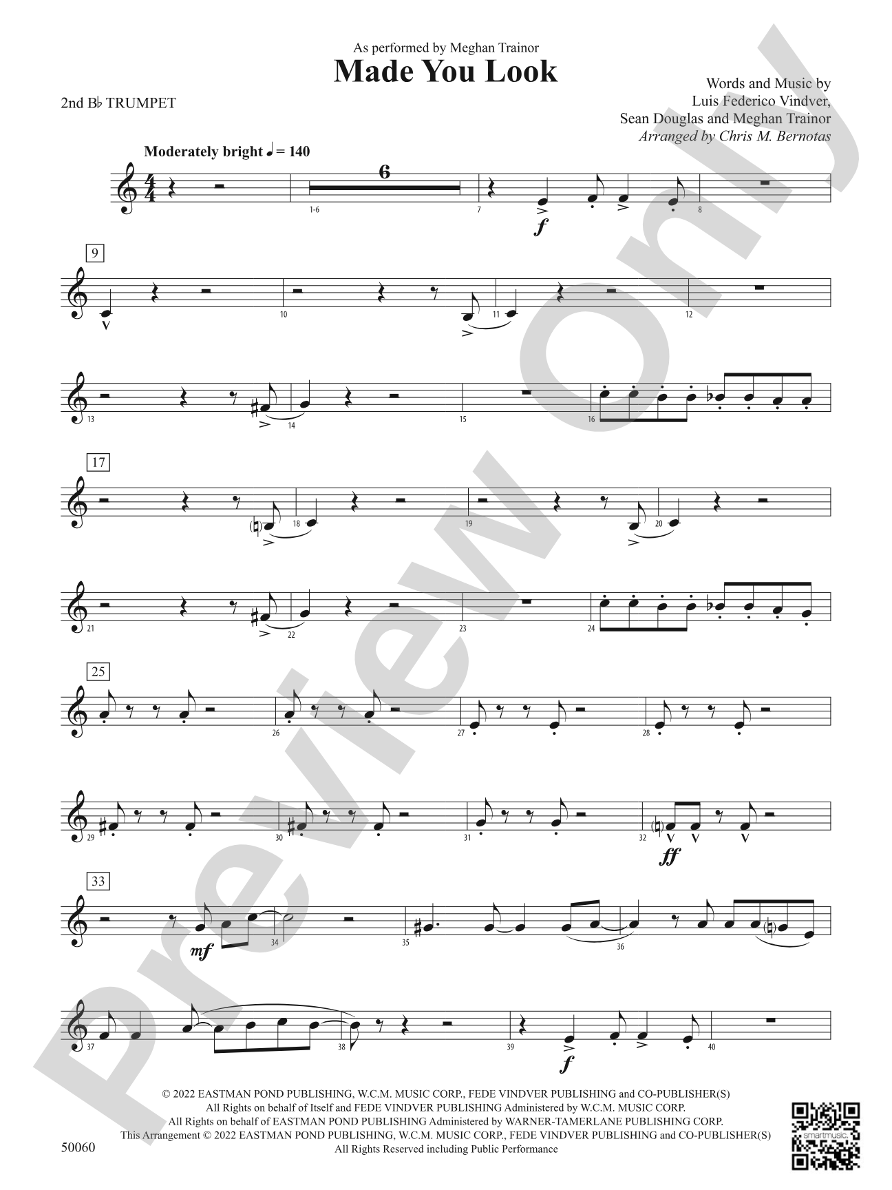 Made You Look: 2nd B-flat Trumpet
