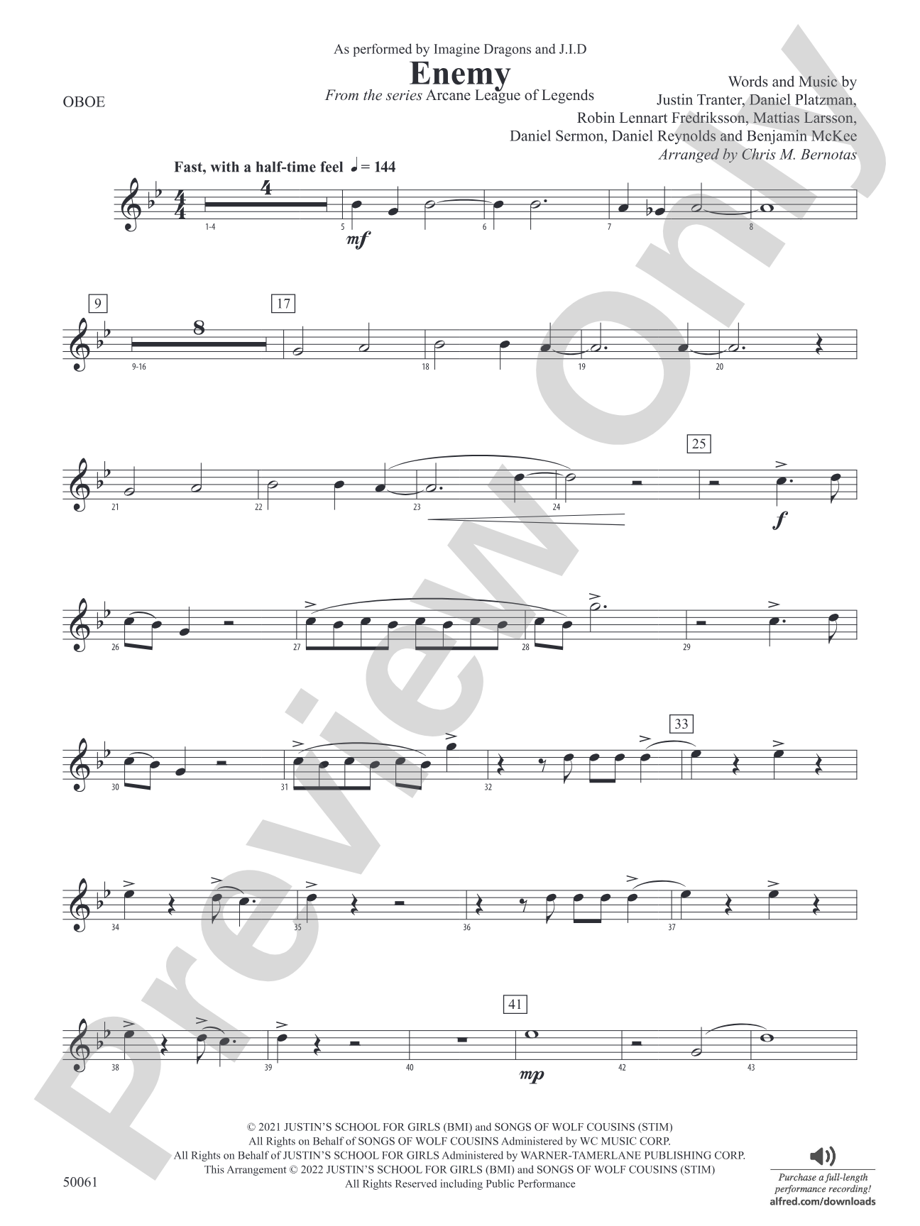 Enemy: Oboe