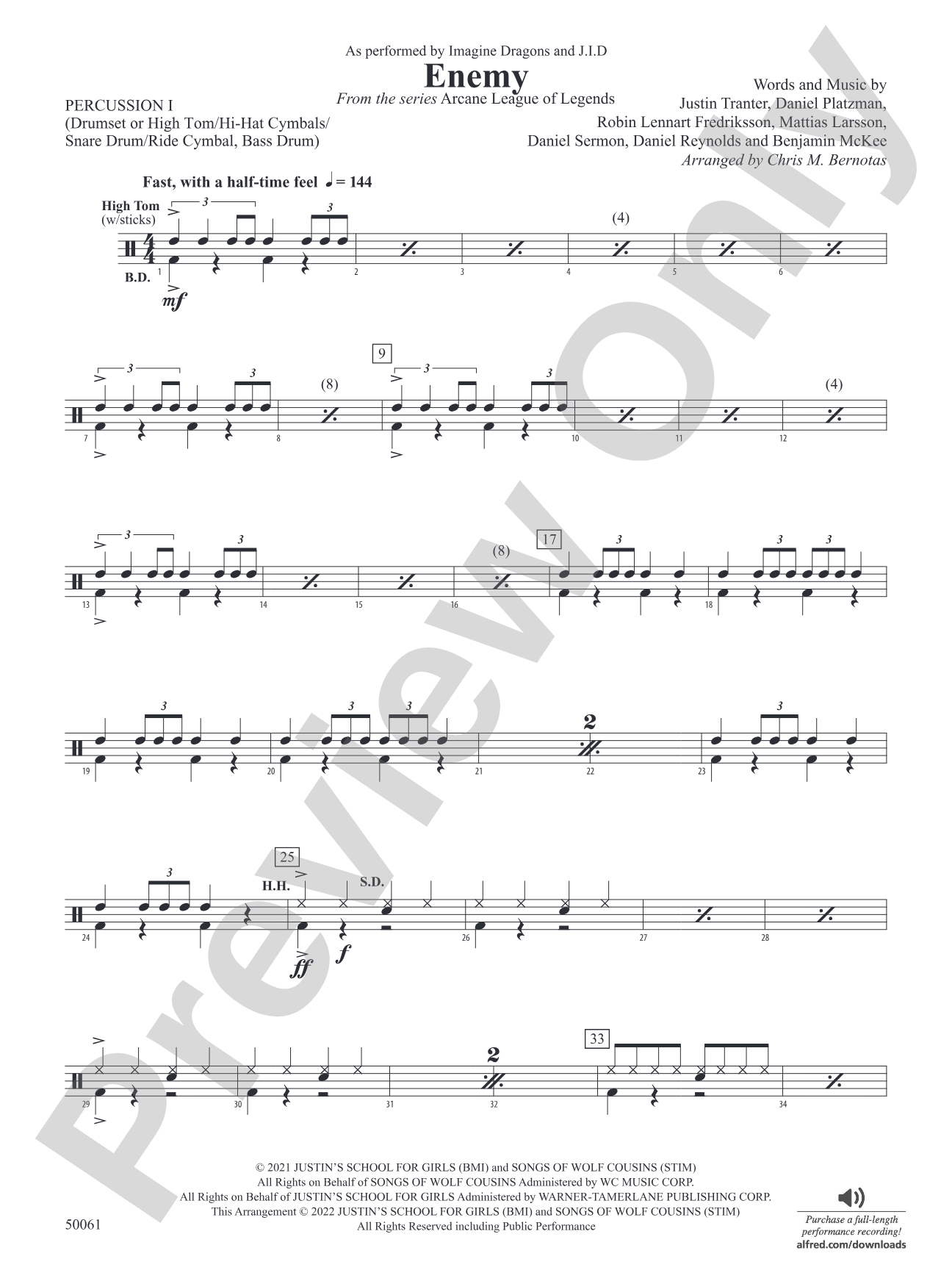 Enemy: 1st Percussion