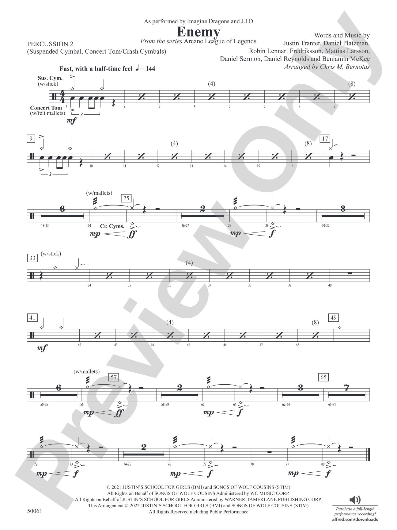 Enemy: 2nd Percussion