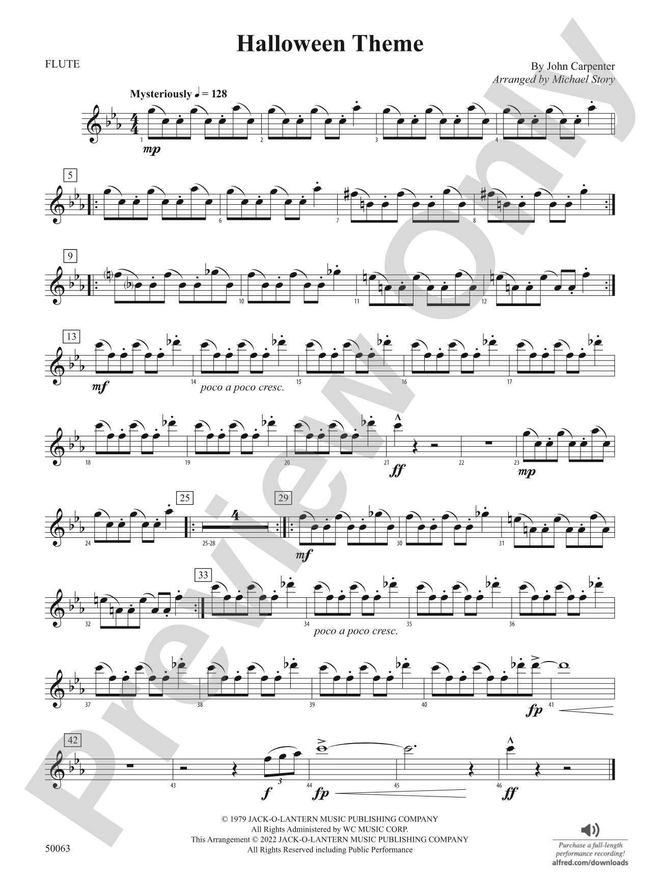 Halloween Theme: Flute