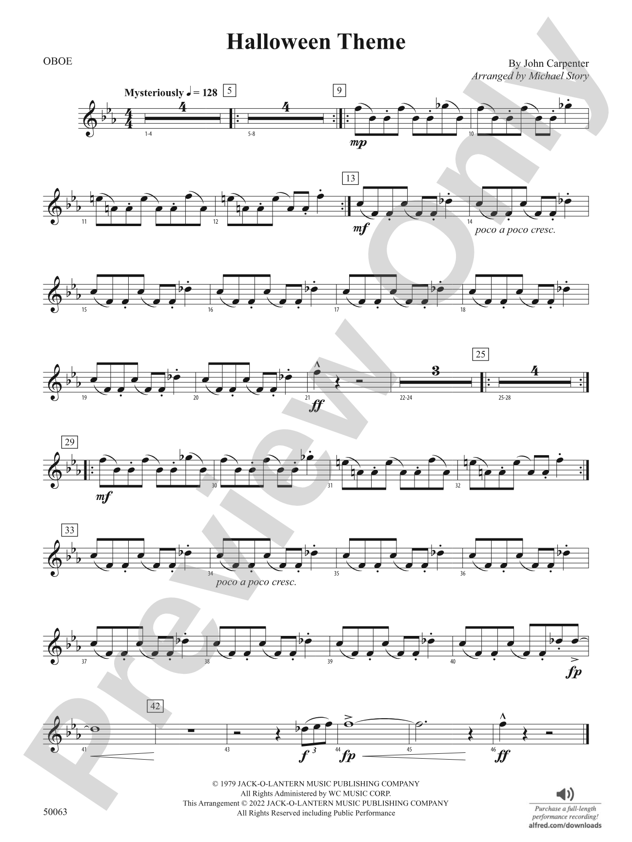 Halloween Theme: Oboe