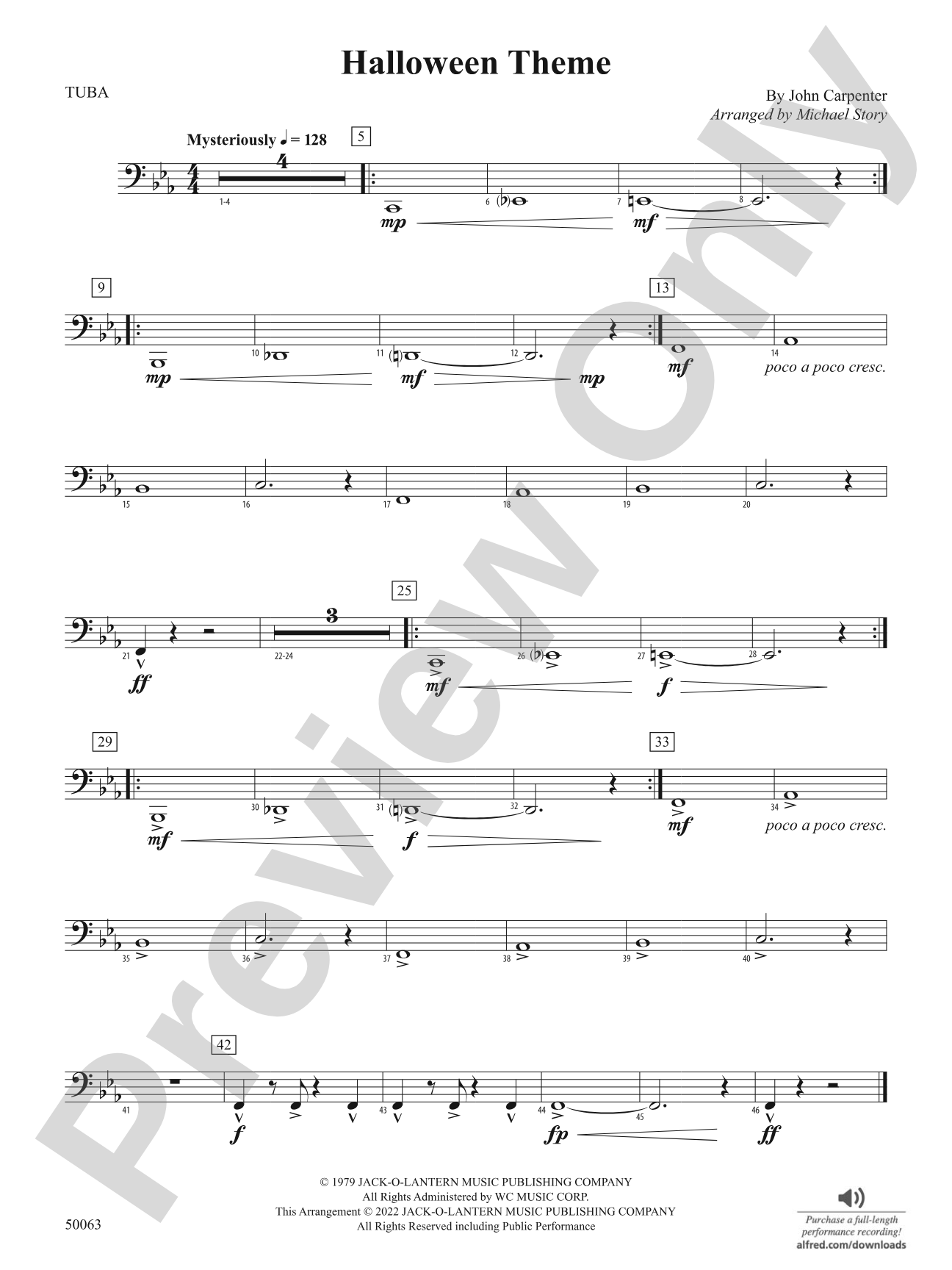 Halloween Theme: Tuba