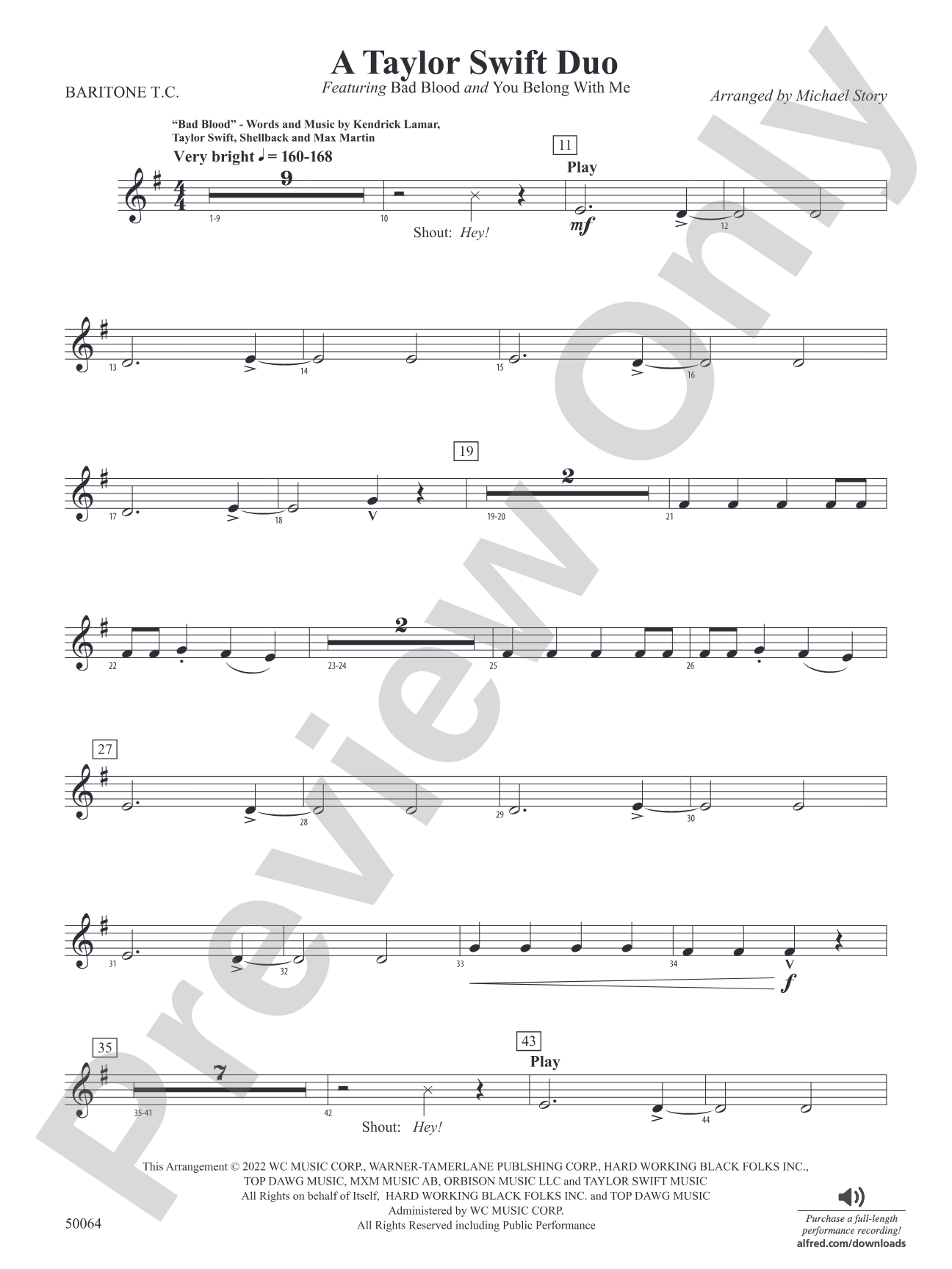 A Taylor Swift Duo: Baritone T.C.