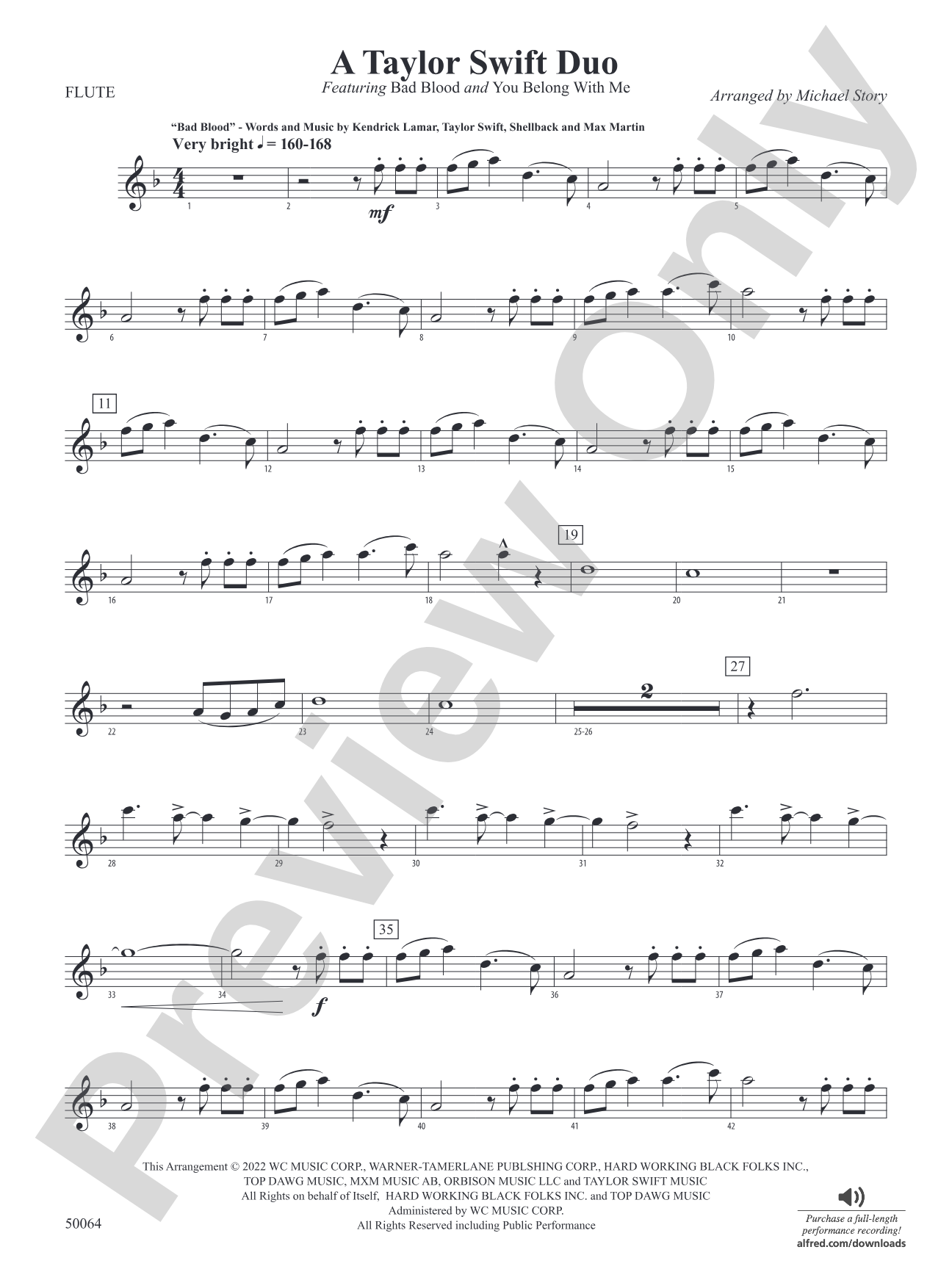 A Taylor Swift Duo: Flute