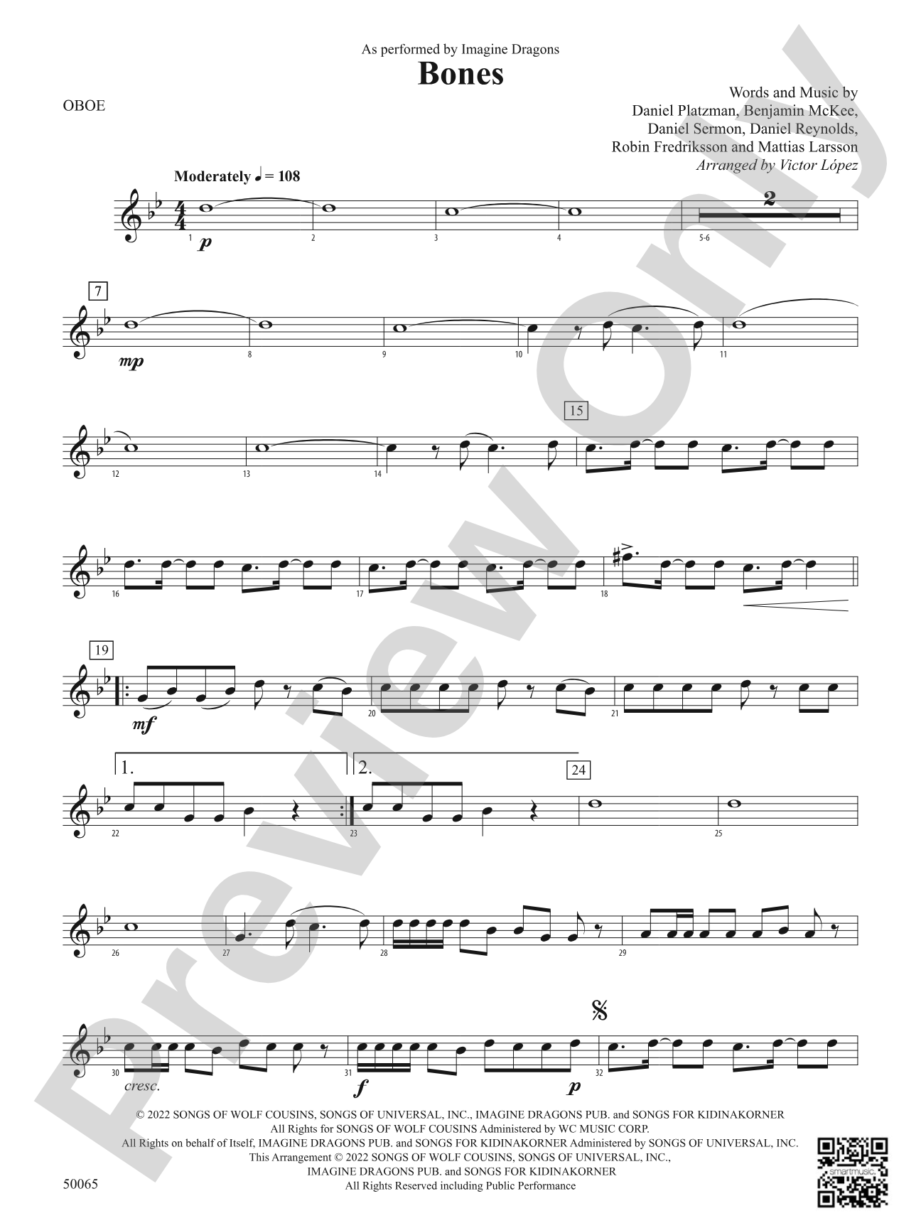 Bones: Oboe