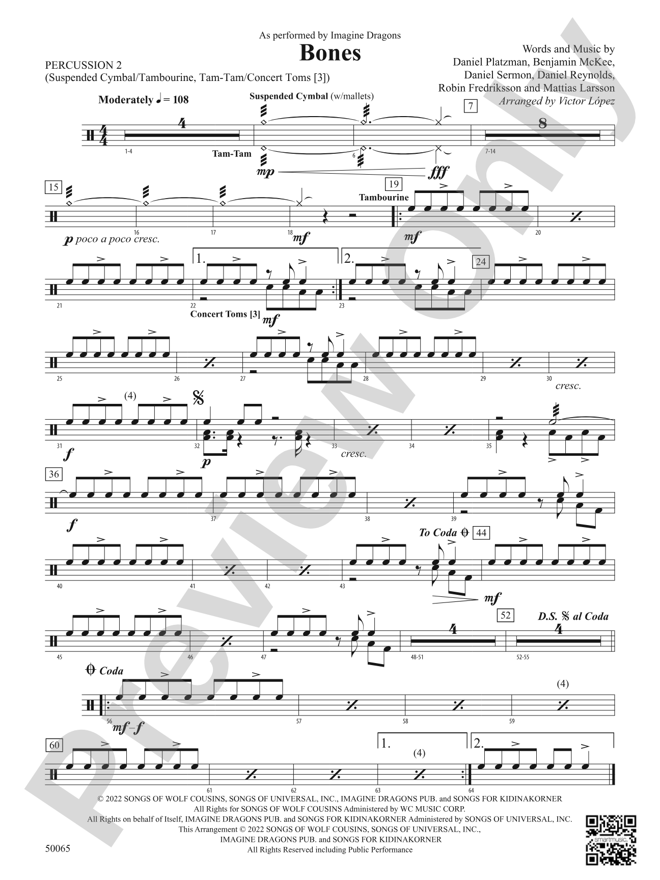 Bones: 2nd Percussion