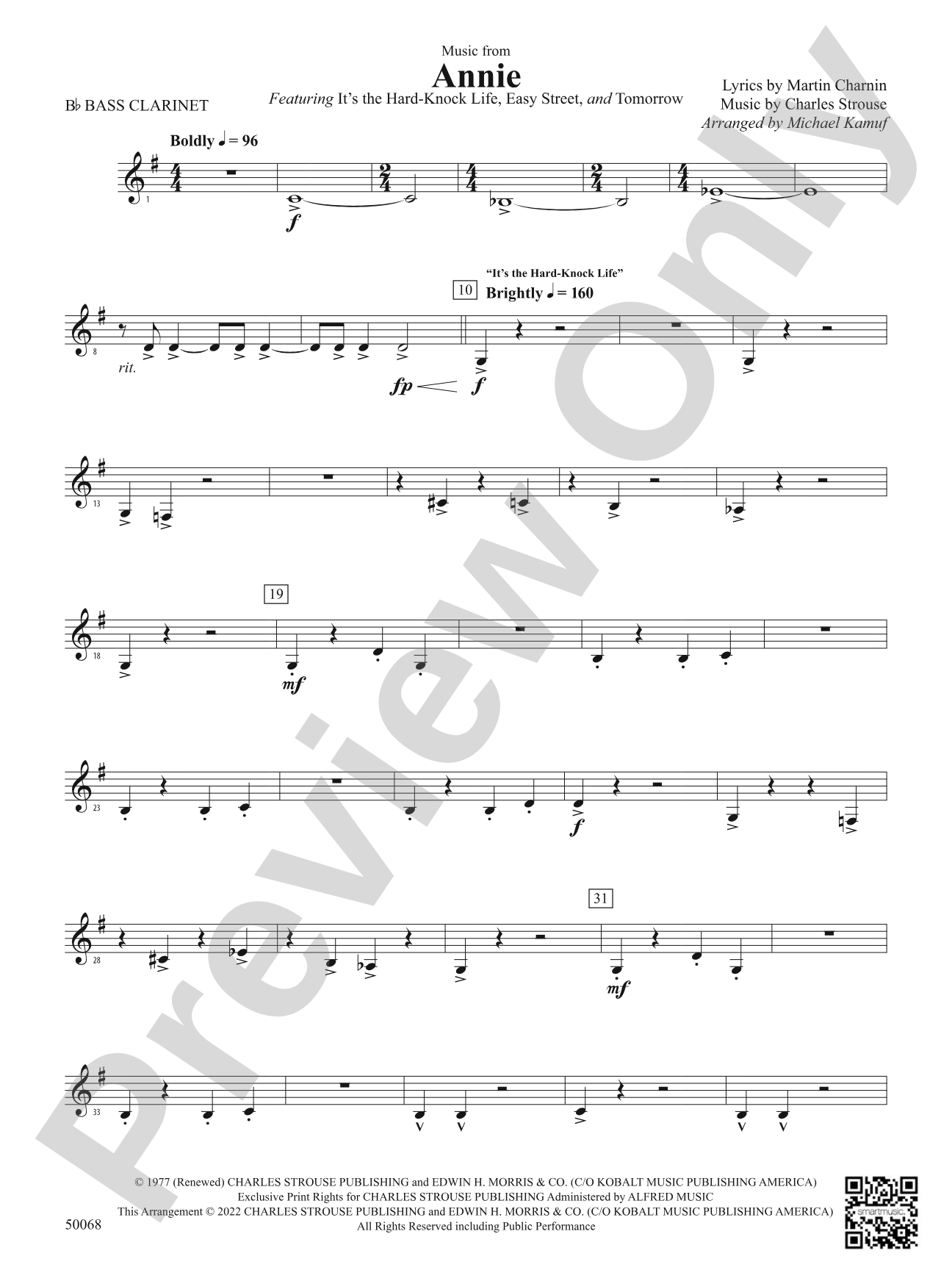 Annie: B-flat Bass Clarinet