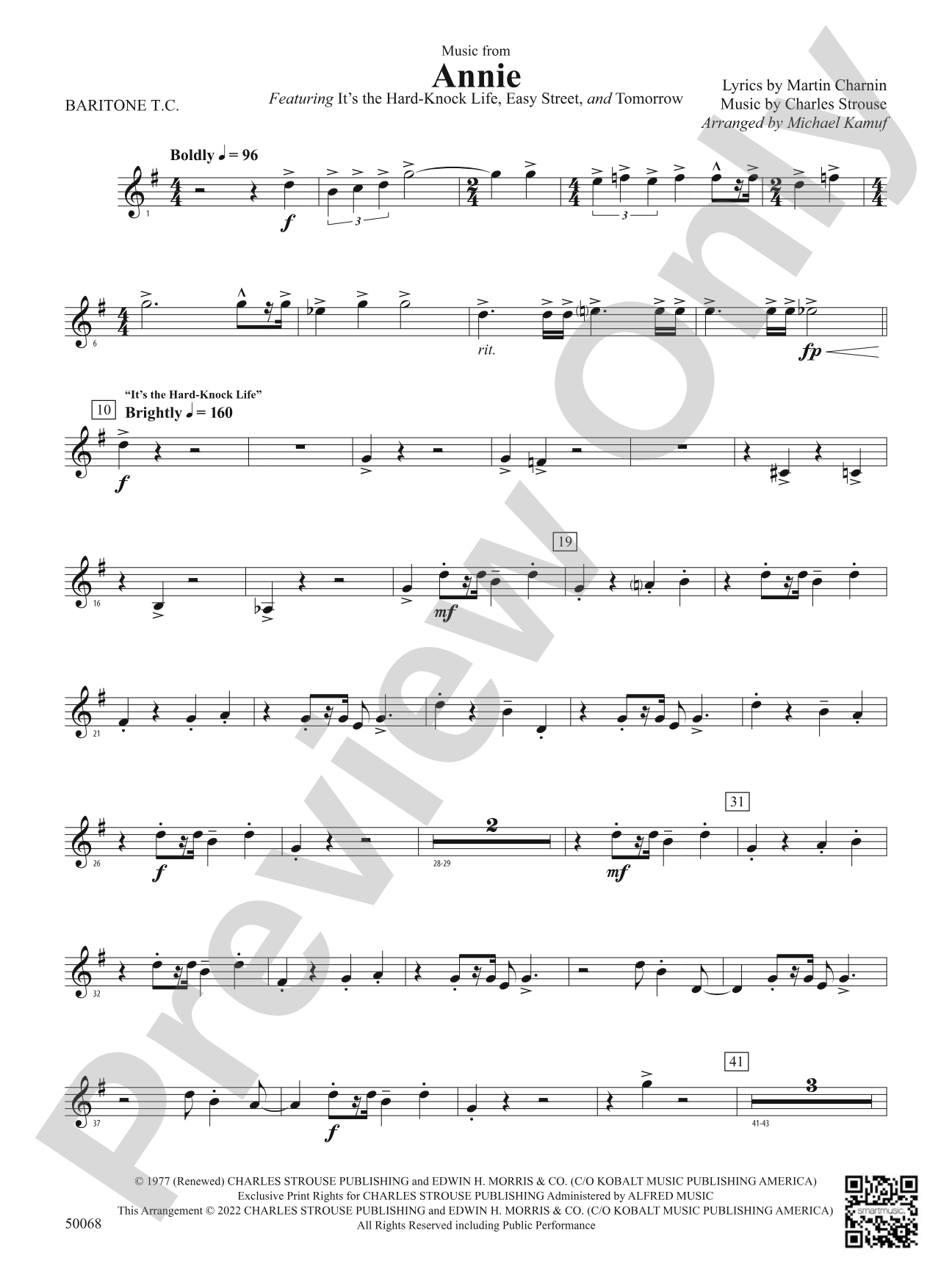 Annie: Baritone T.C.