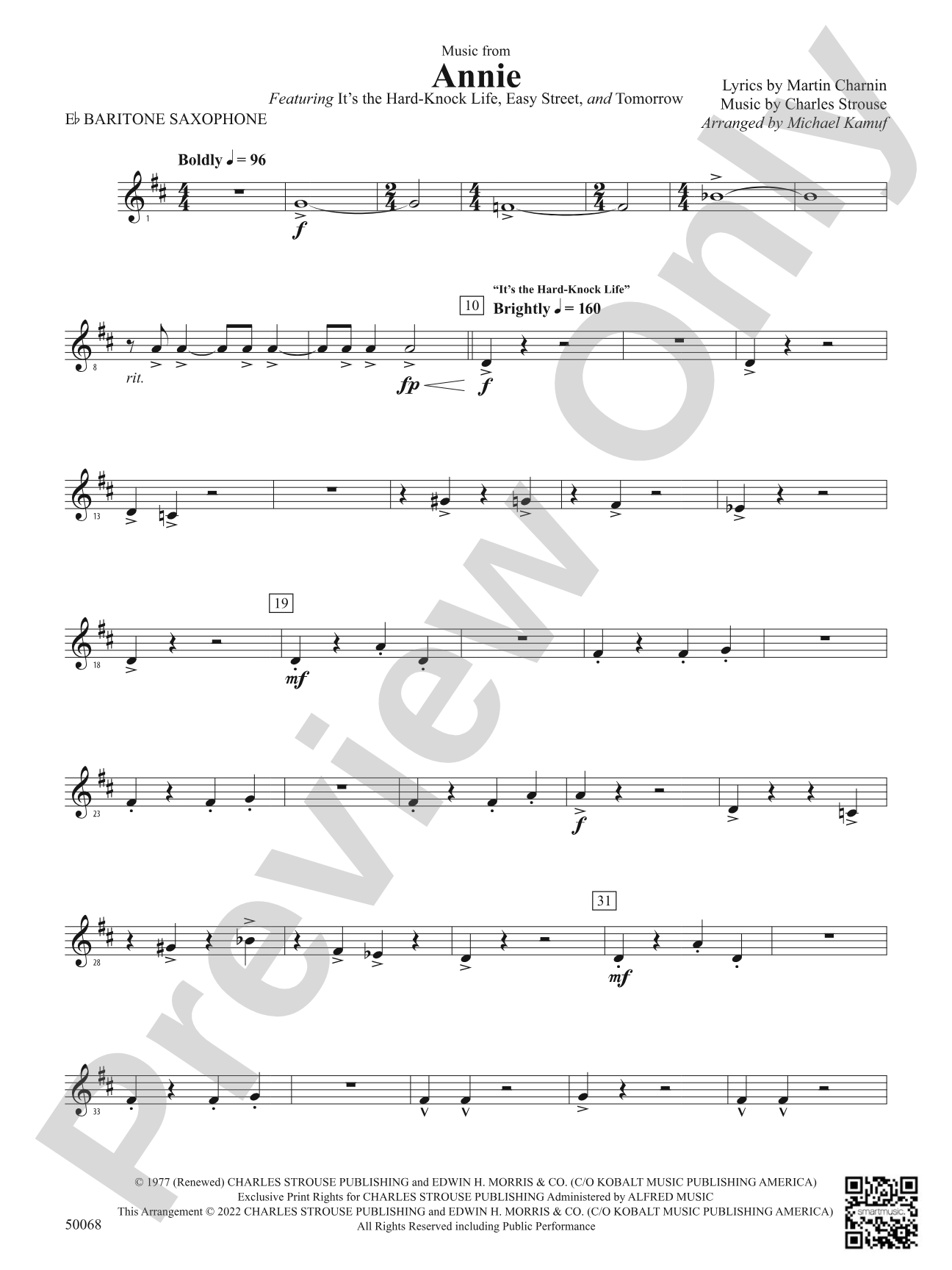 Annie: E-flat Baritone Saxophone