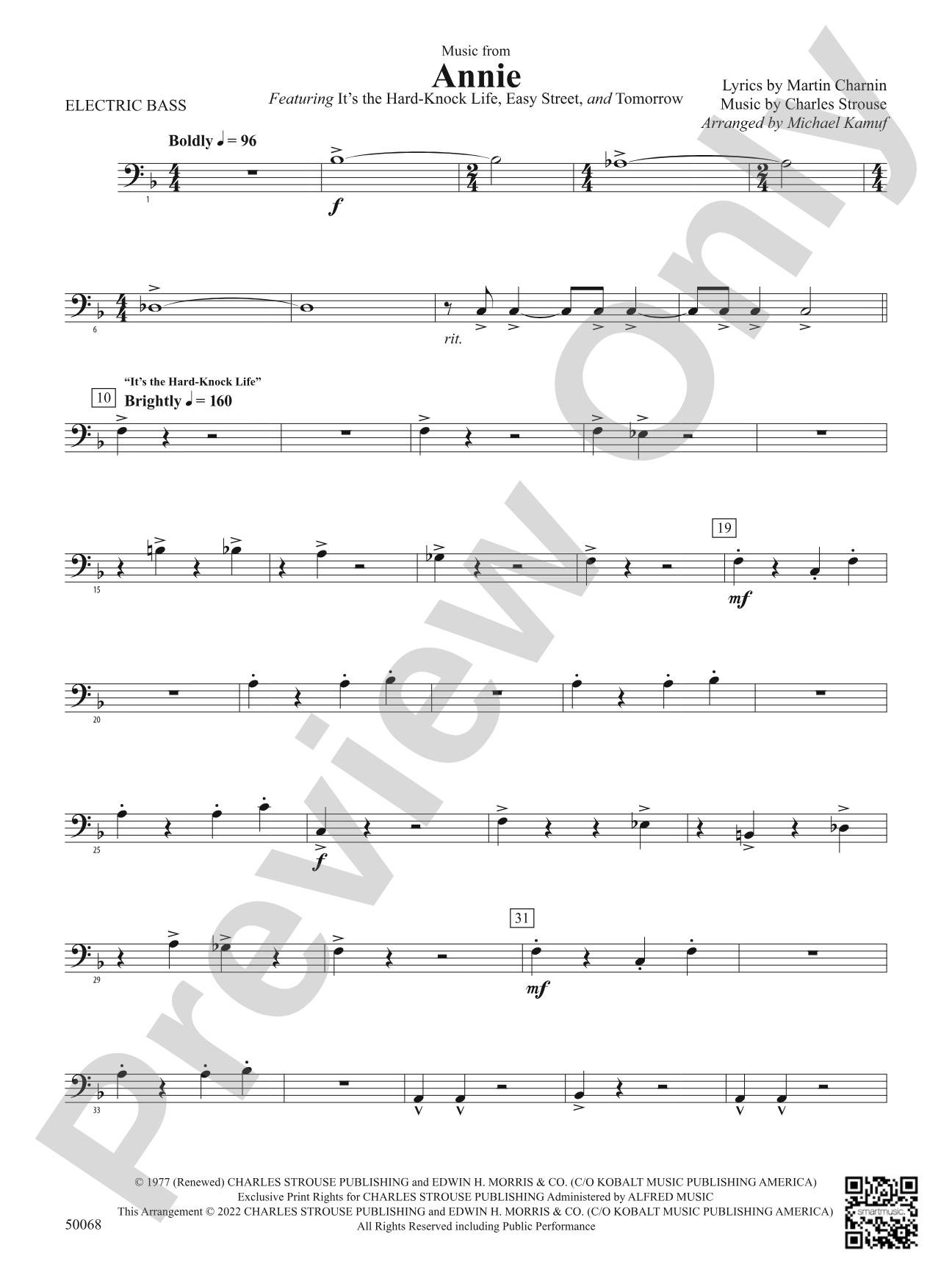 Annie: Electric Bass