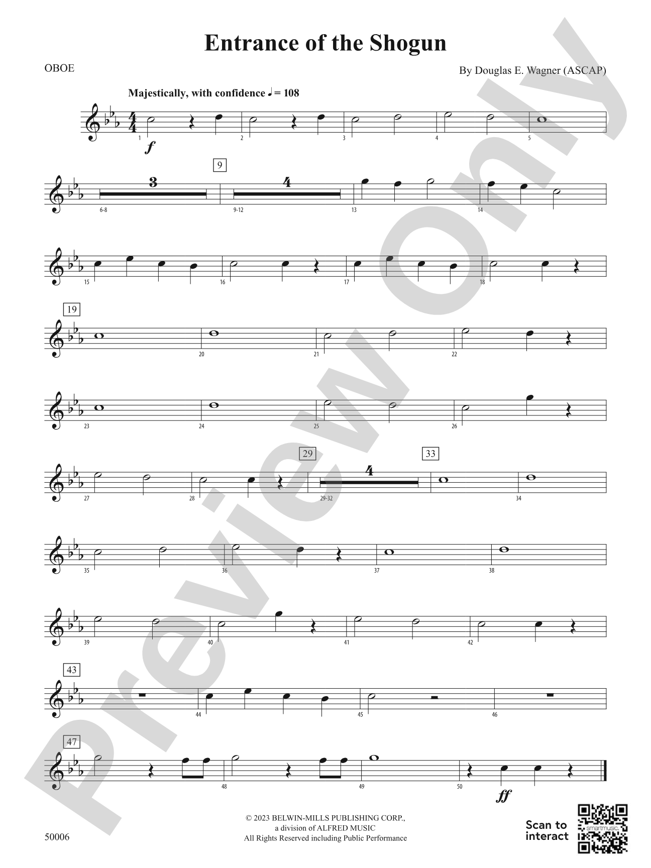 Entrance of the Shogun: Oboe