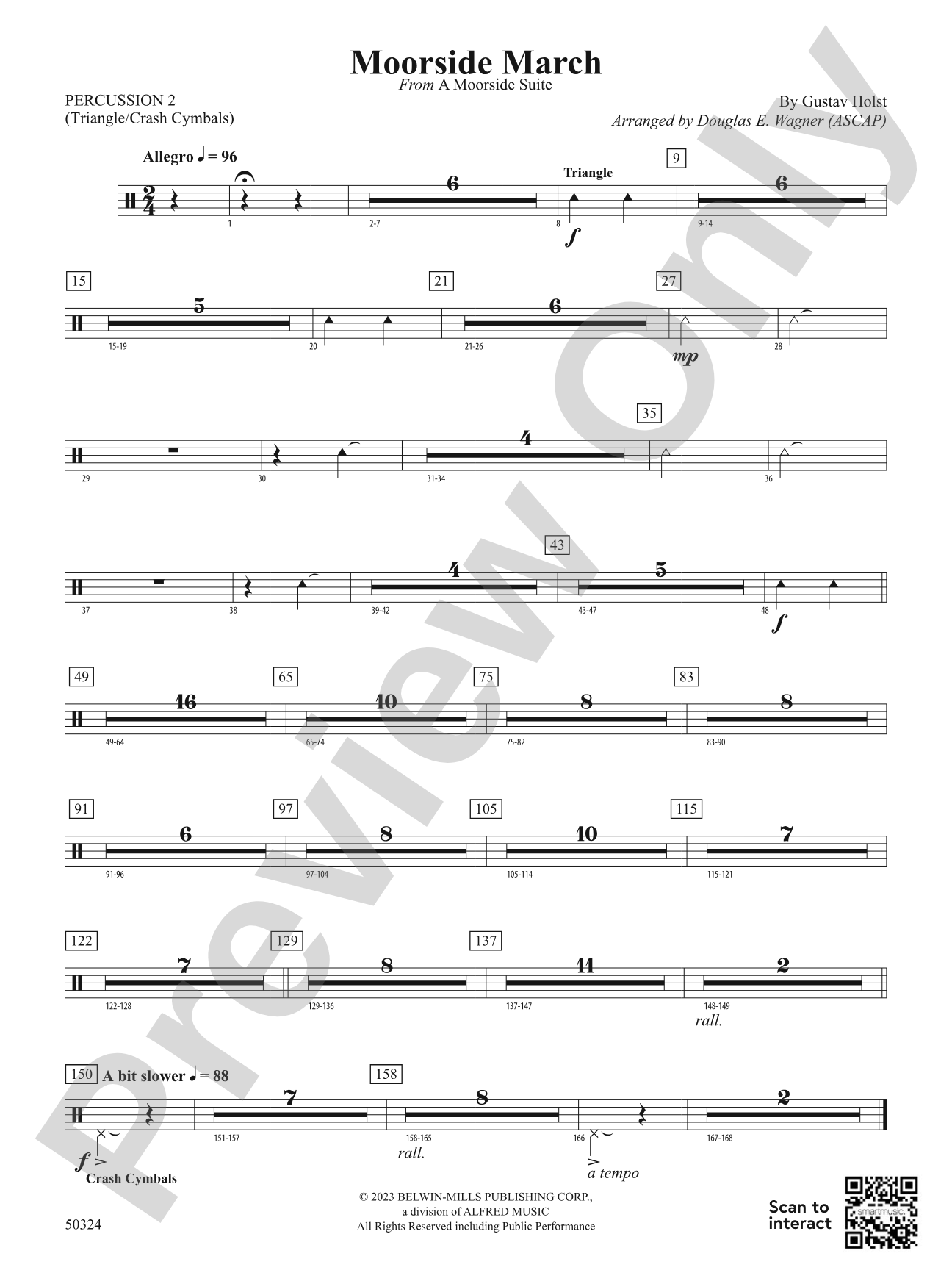 Moorside March: 2nd Percussion