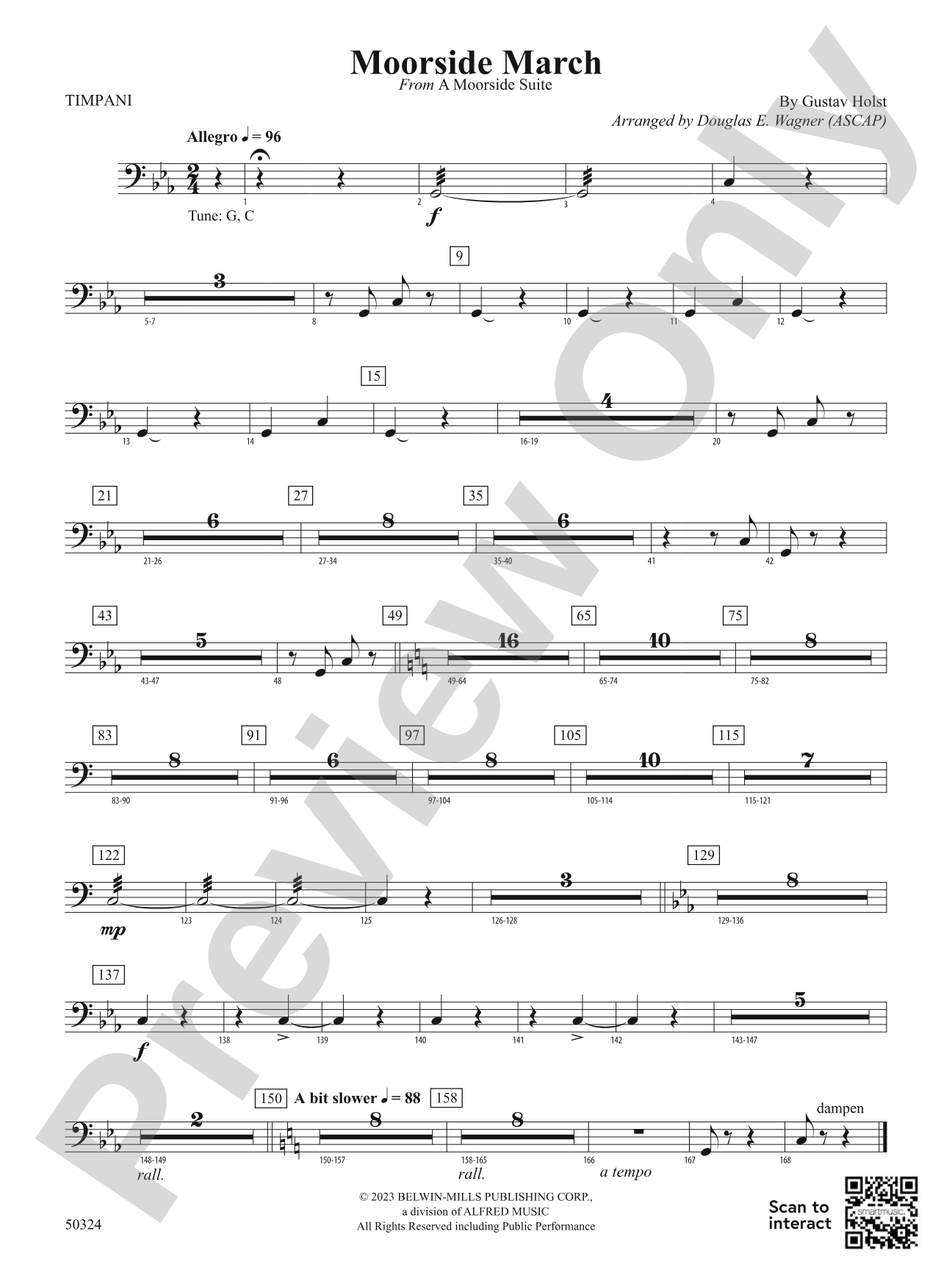 Moorside March: Timpani