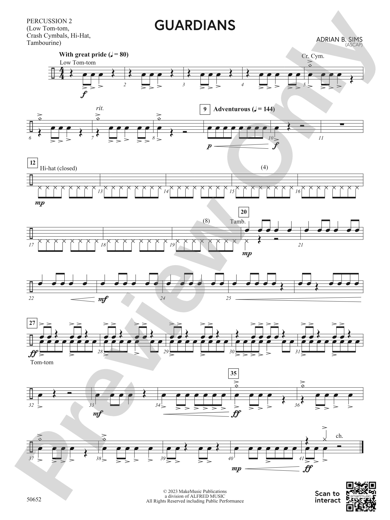 Guardians: 2nd Percussion