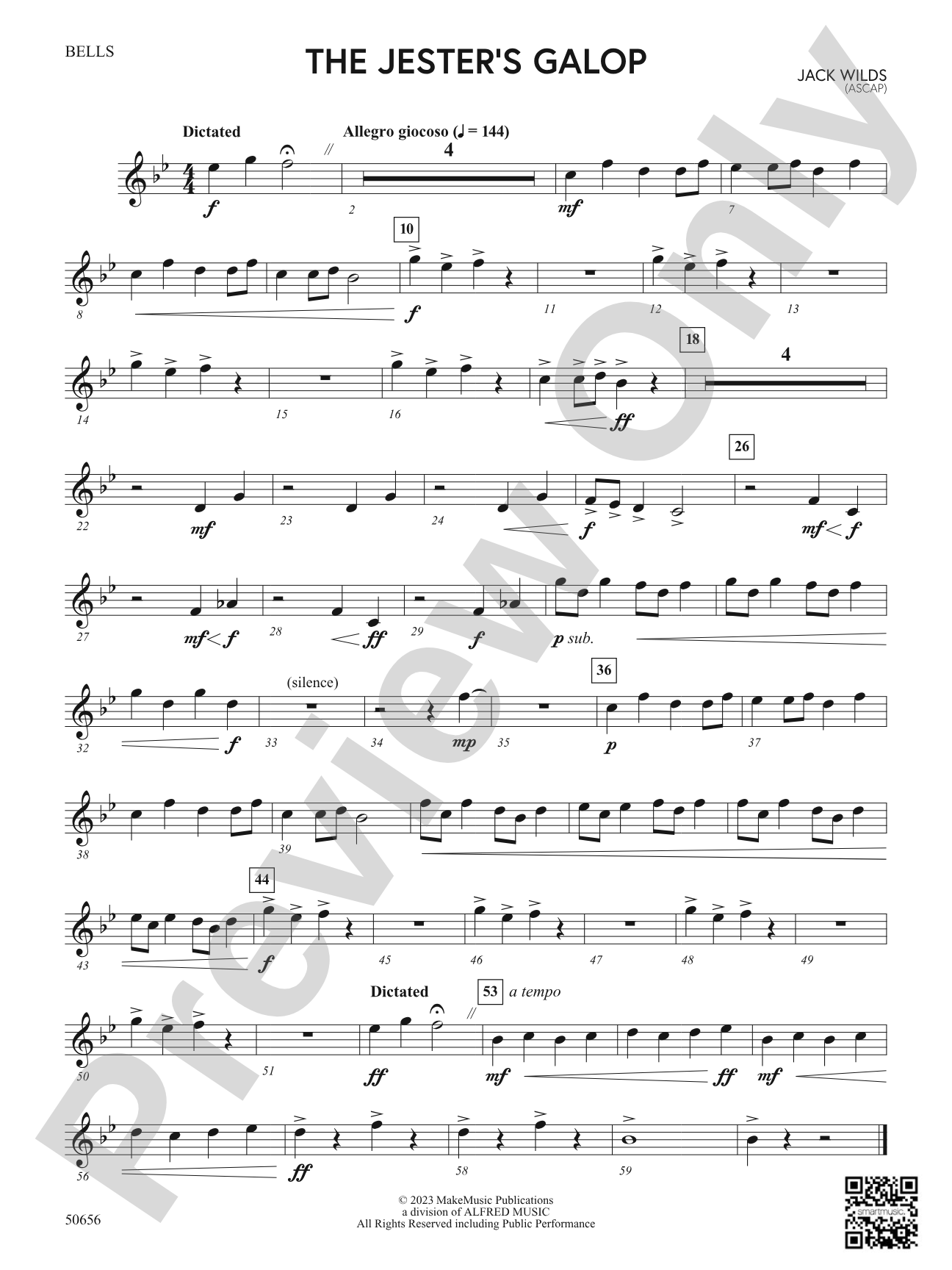 The Jester's Galop: Bells